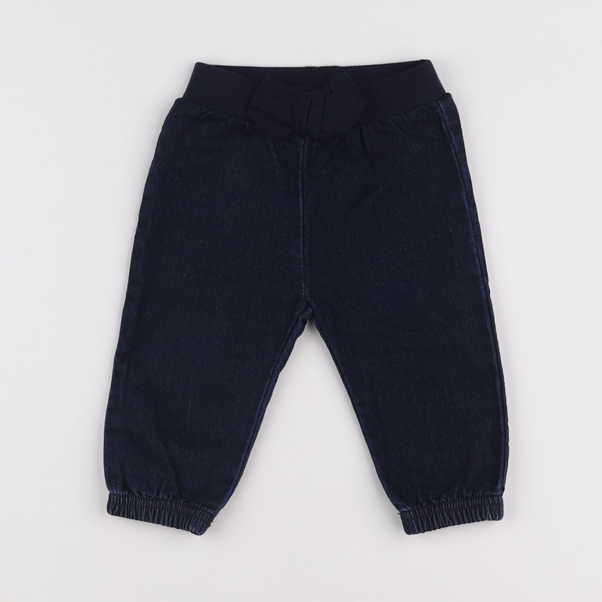 Petit Bateau - pantalon bleu - 6 mois