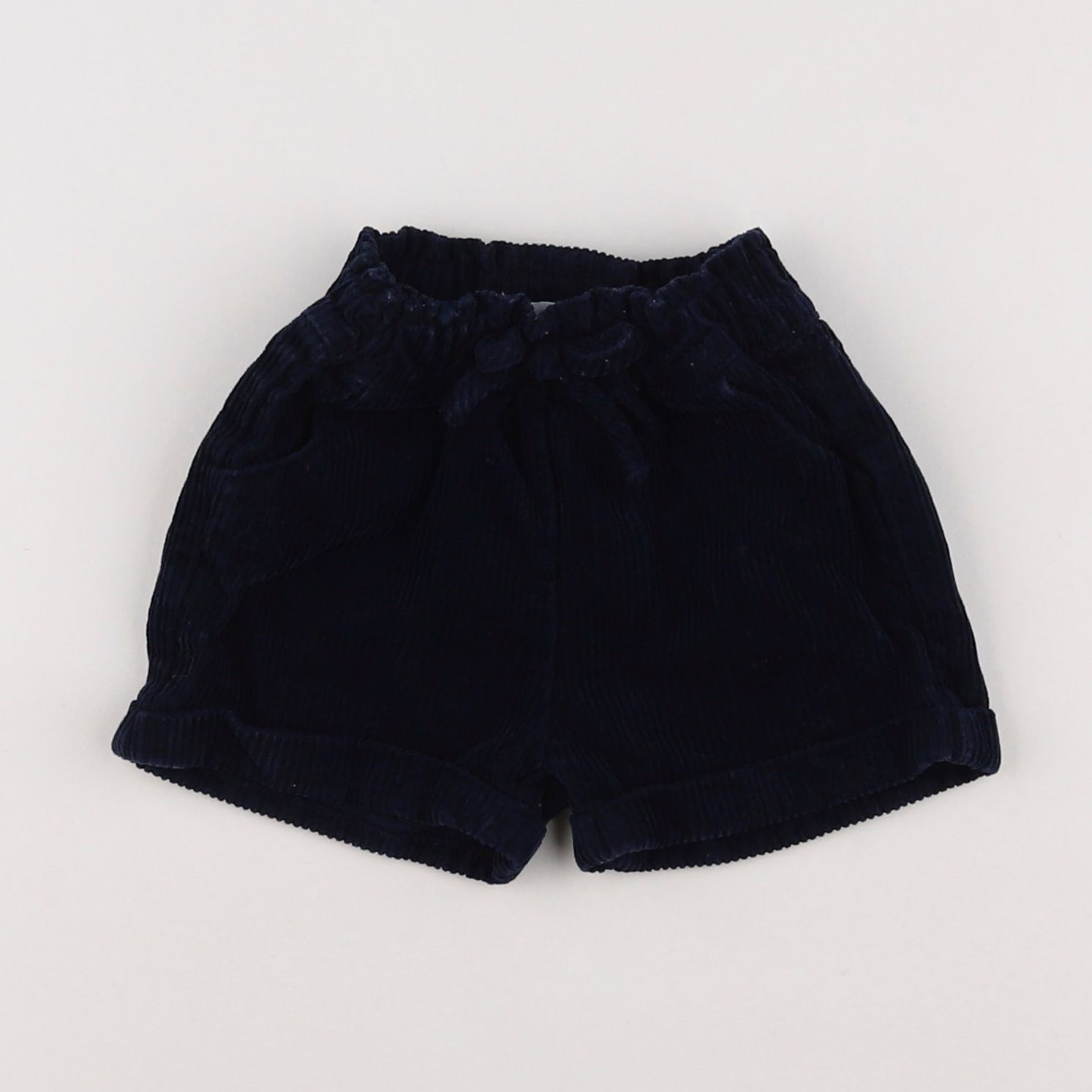 Vertbaudet - short bleu - 12 mois