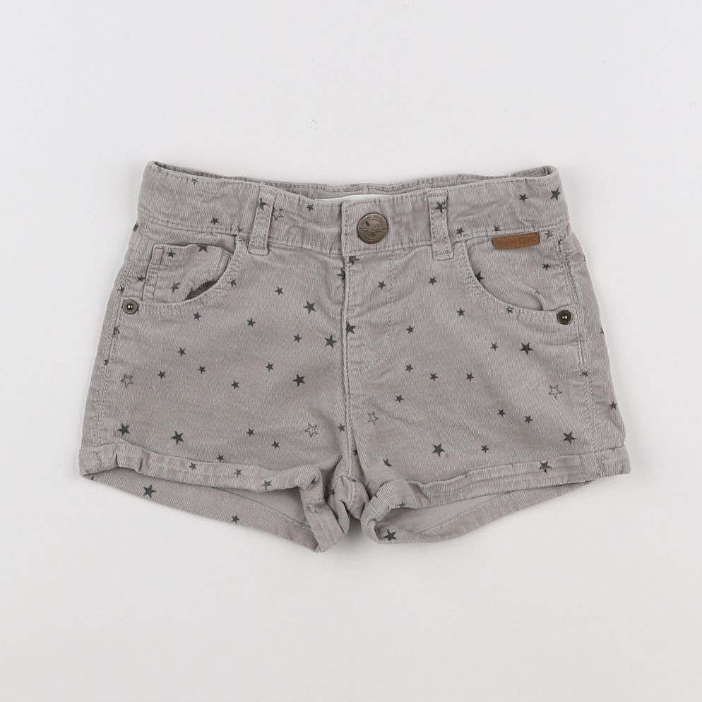 Zara - short marron, gris - 9/12 mois