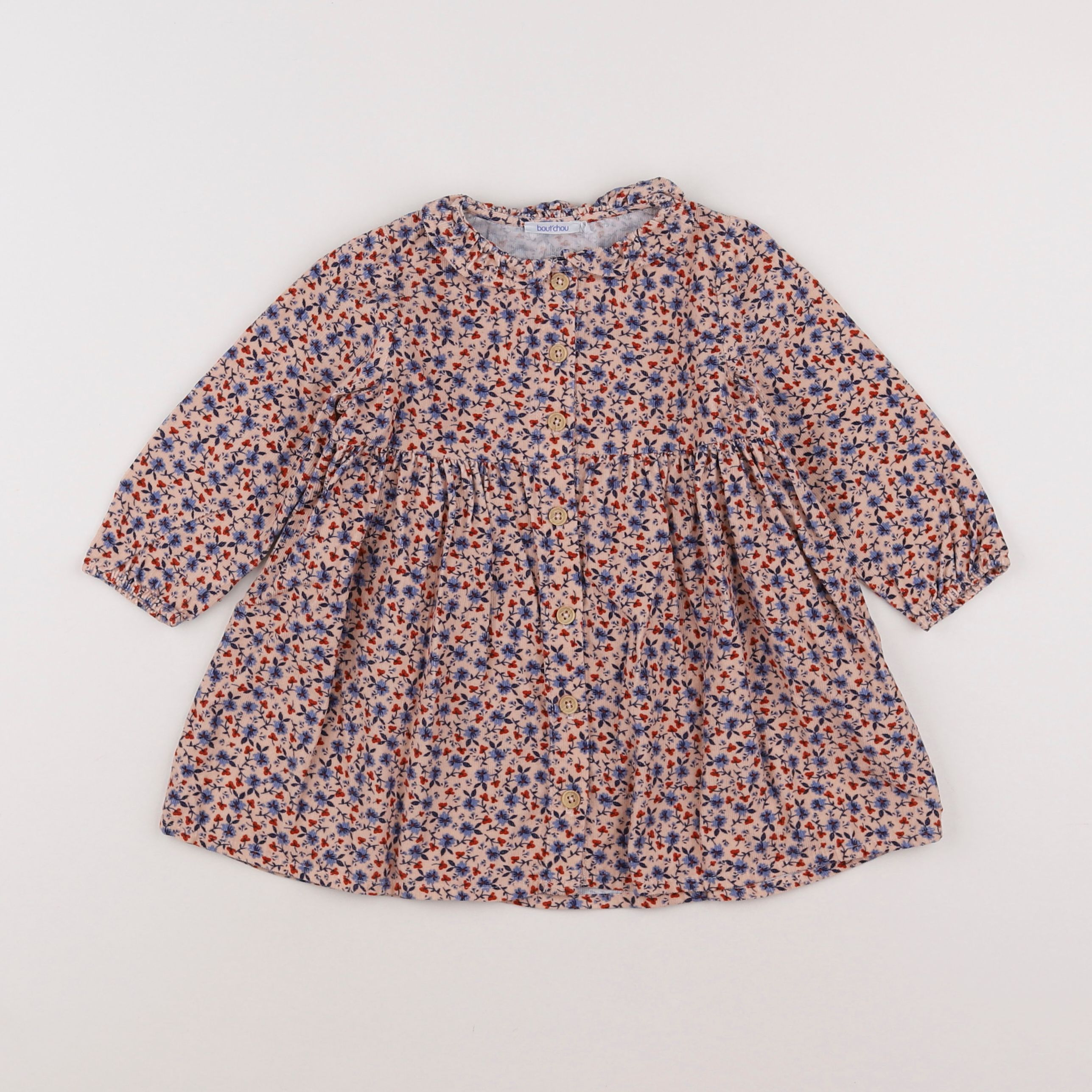 Boutchou - robe multicolore - 12 mois