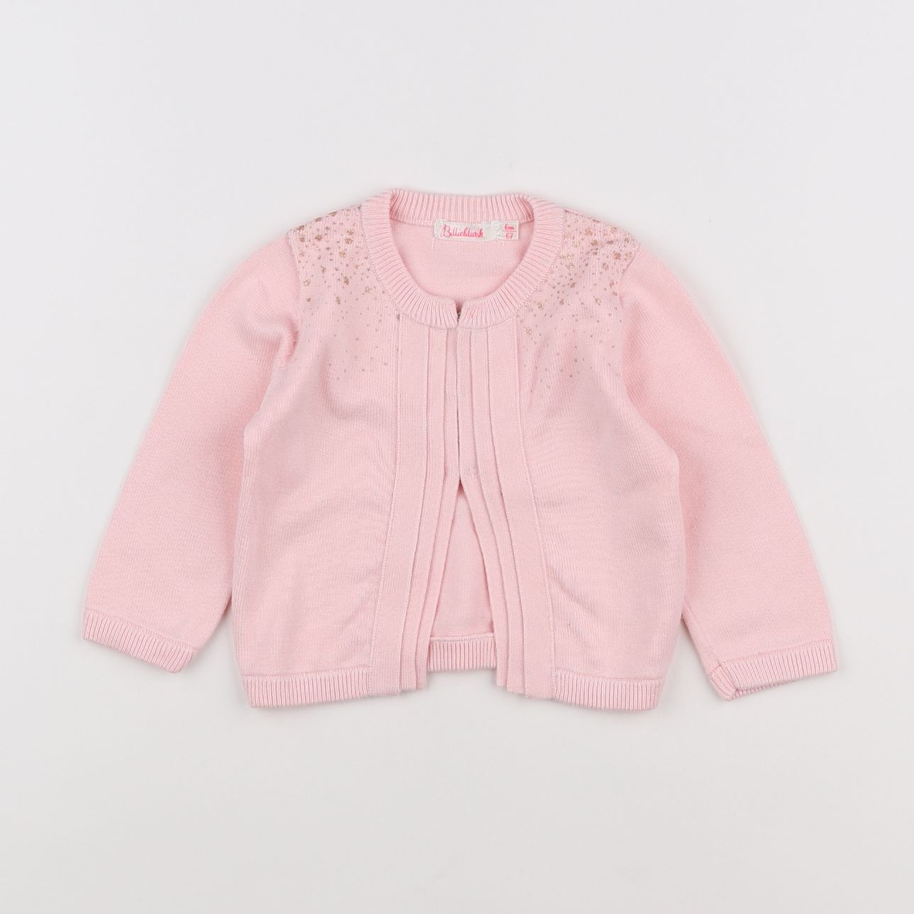 Billie Blush - gilet rose - 6 mois