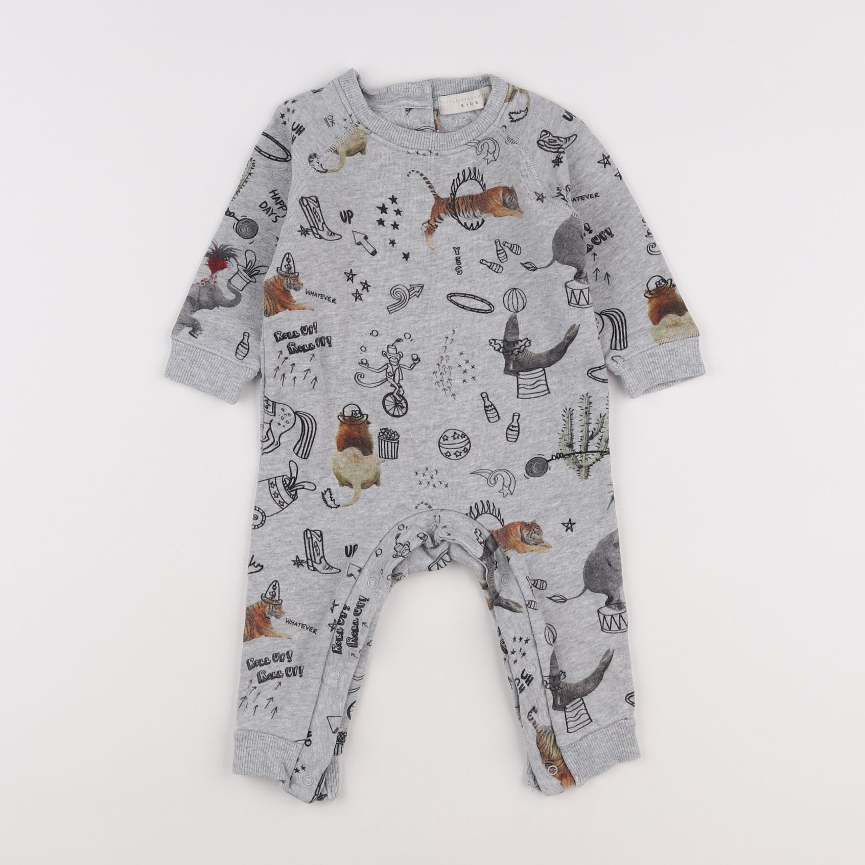 Stella McCartney Kids - combinaison gris - 9 mois