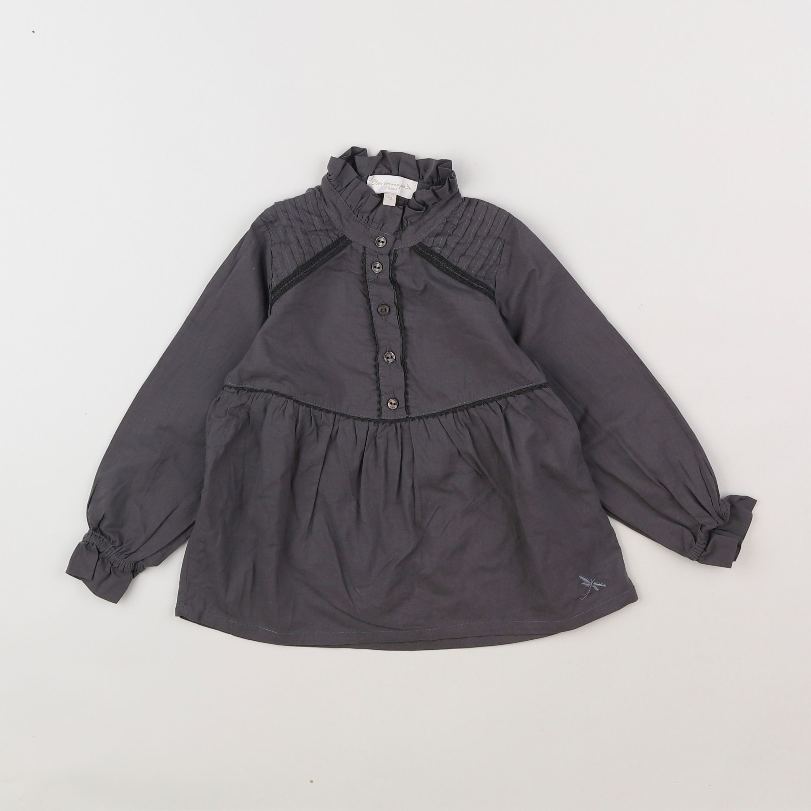 Bleu Comme Gris - blouse gris - 3 ans