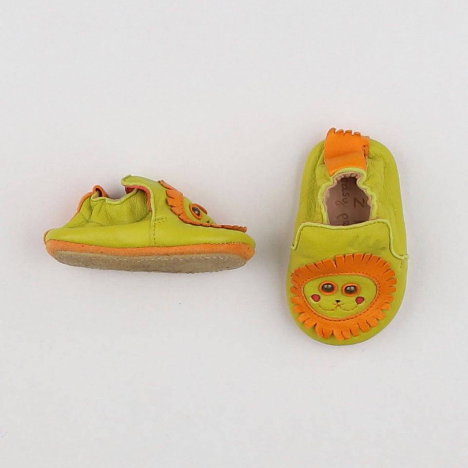 Easy Peasy - chaussons jaune, orange - pointure 16/17