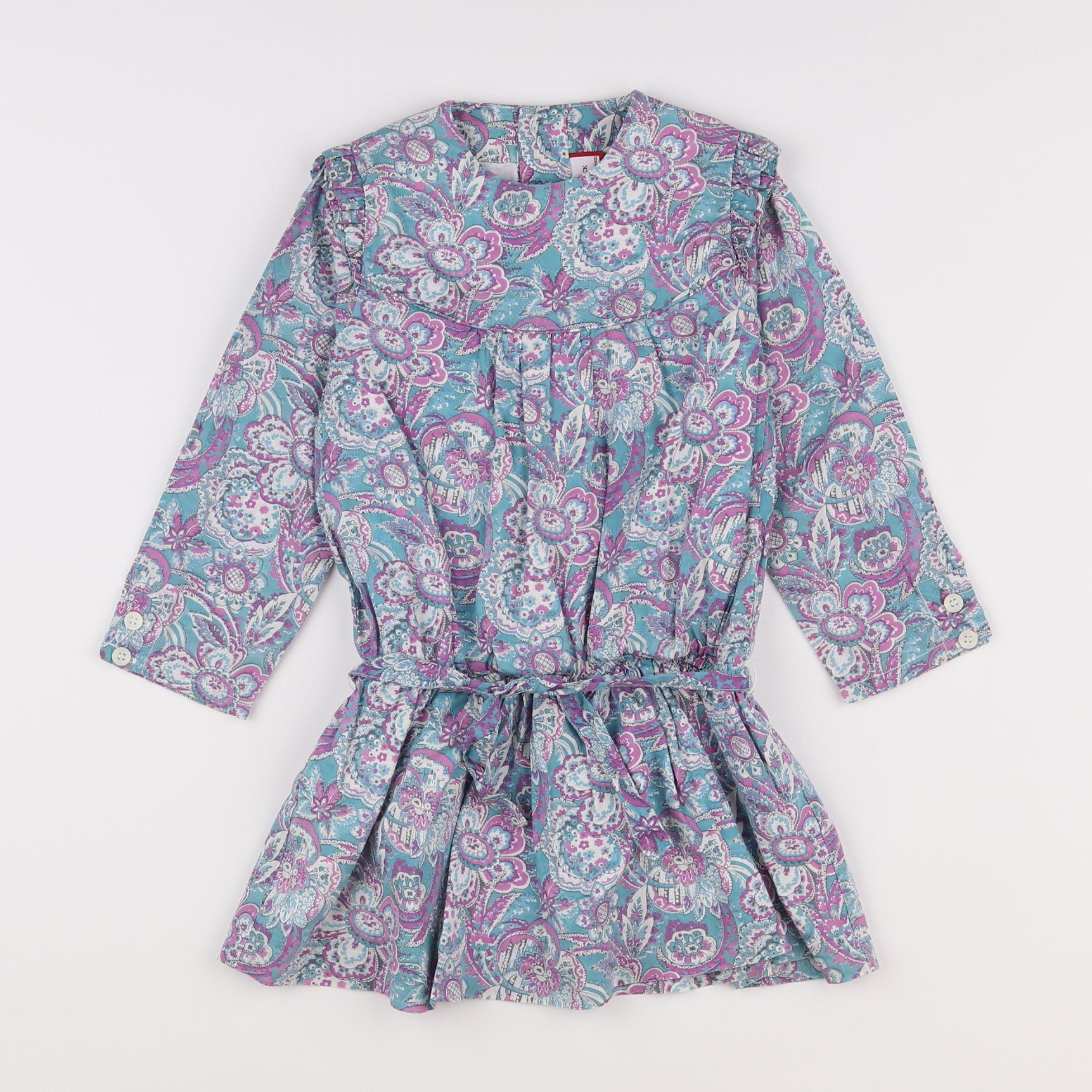 Neck & Neck - robe bleu, violet - 4/5 ans