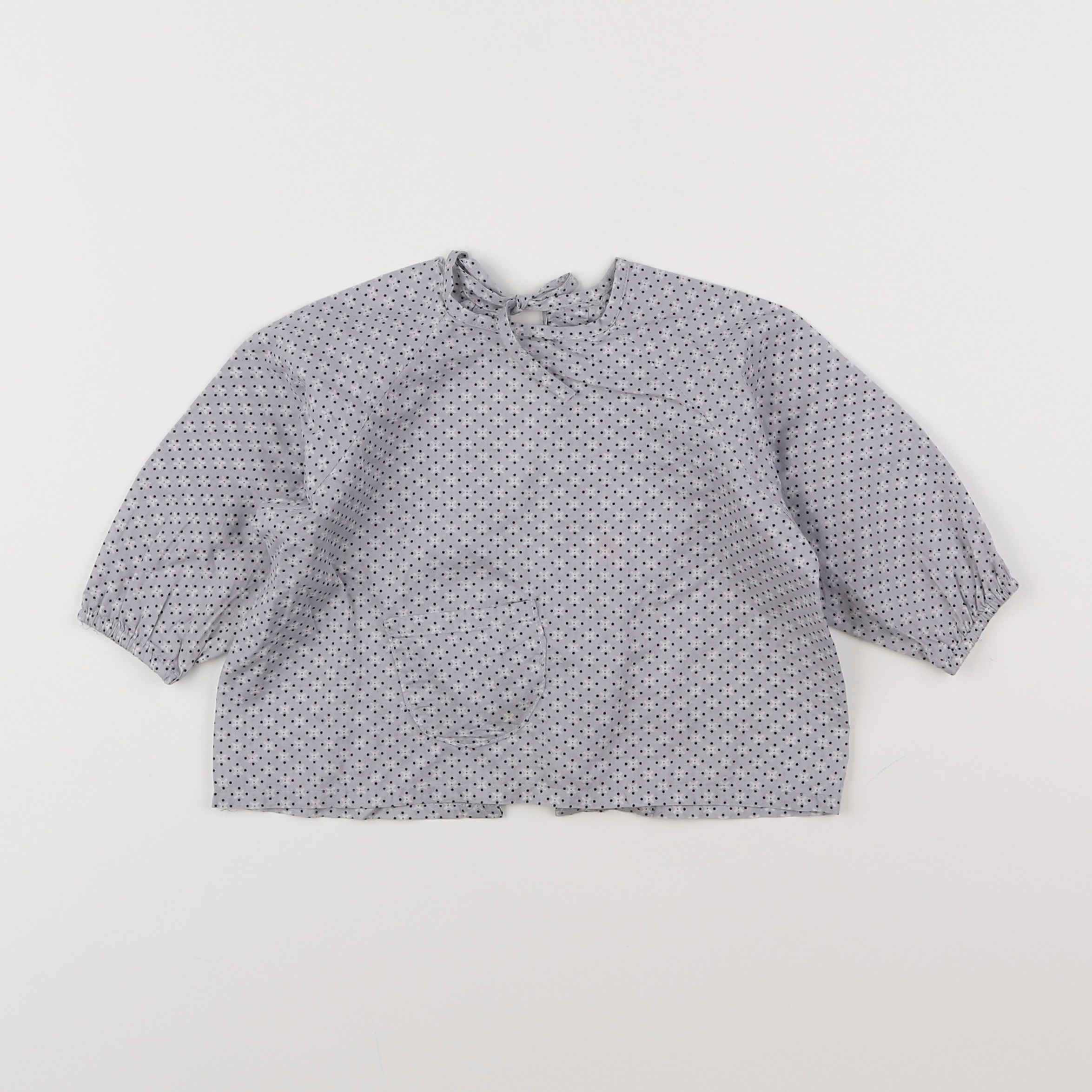 Petit Pan - blouse gris - 6 mois