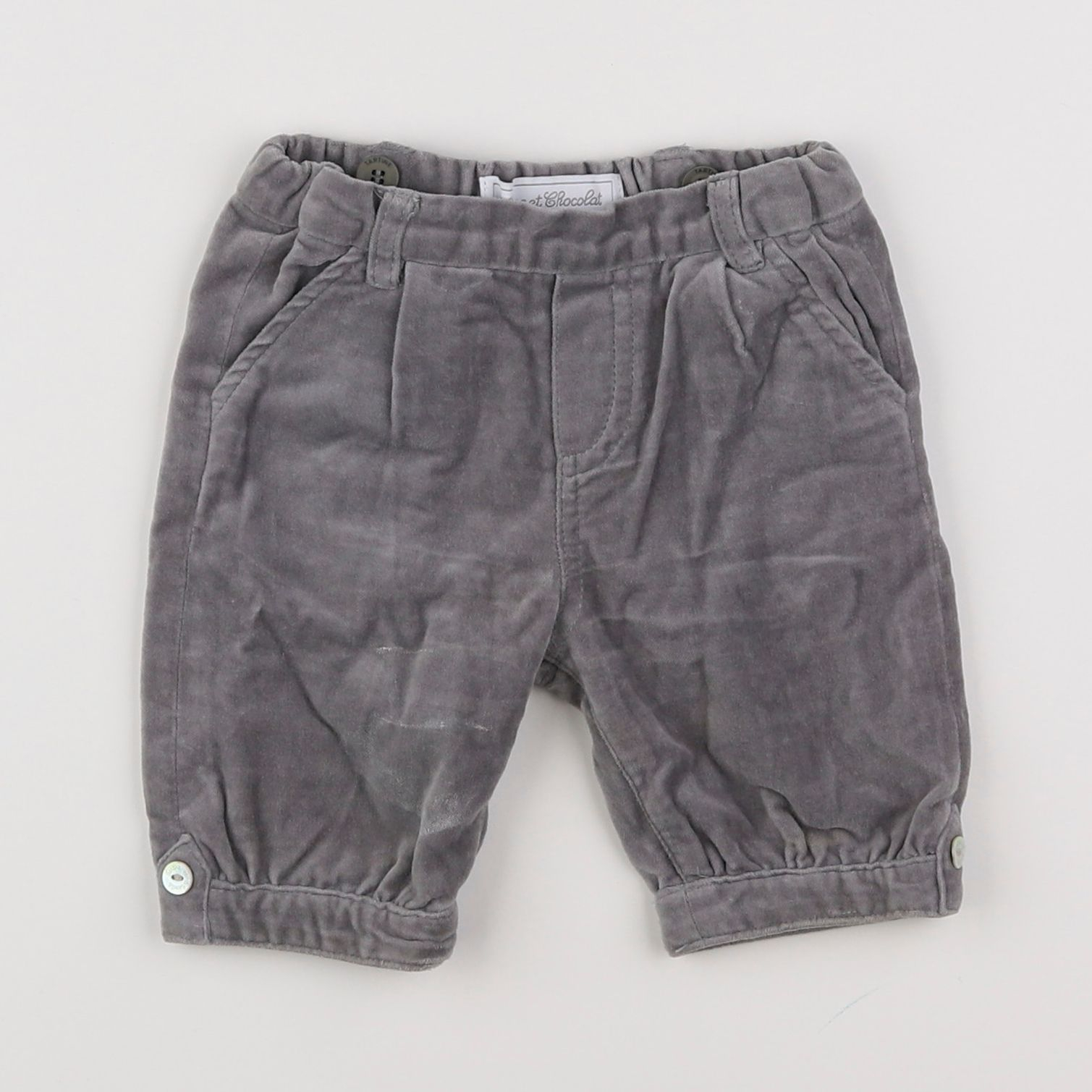 Tartine & Chocolat - pantalon gris - 12 mois