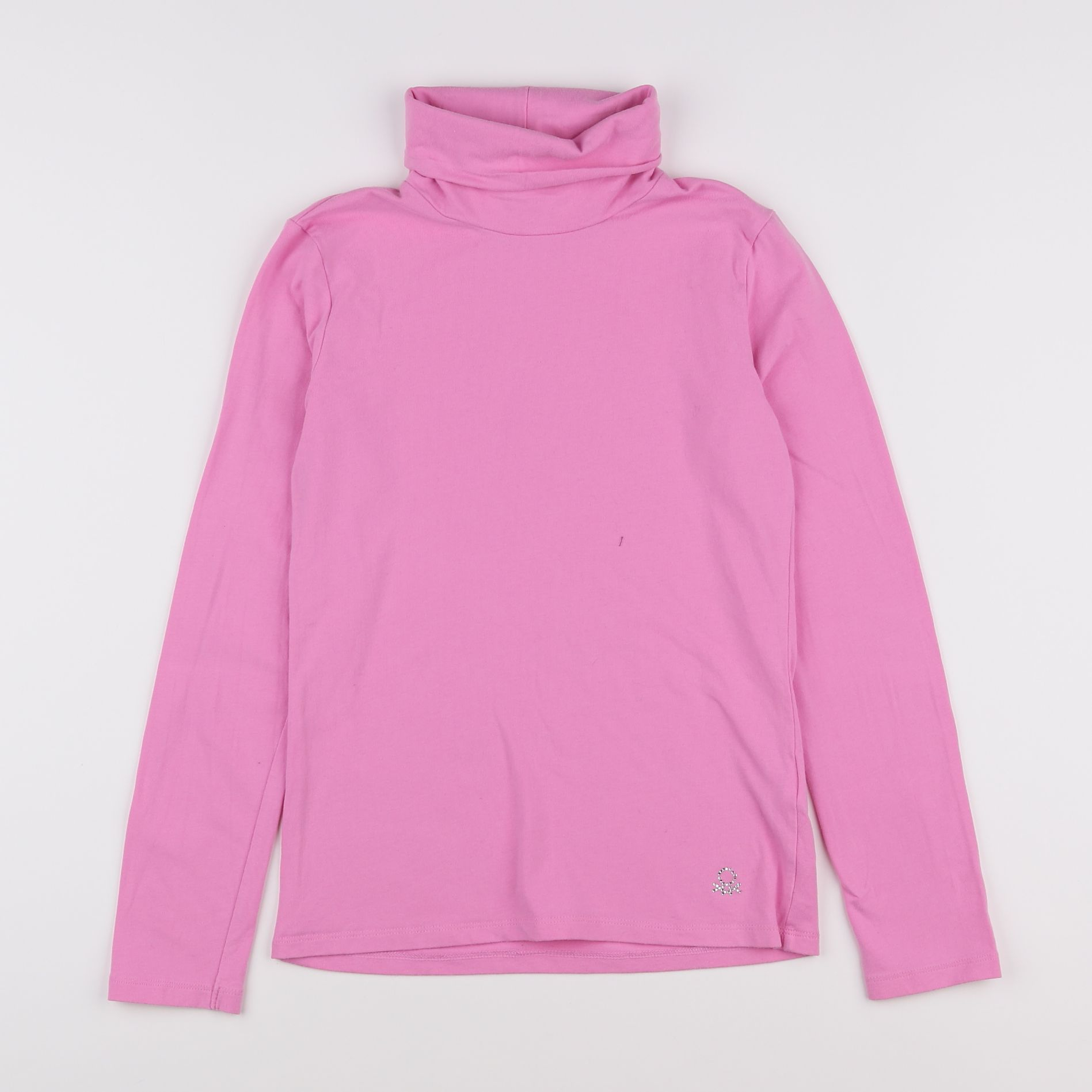 Benetton - sous-pull rose - 10/11 ans