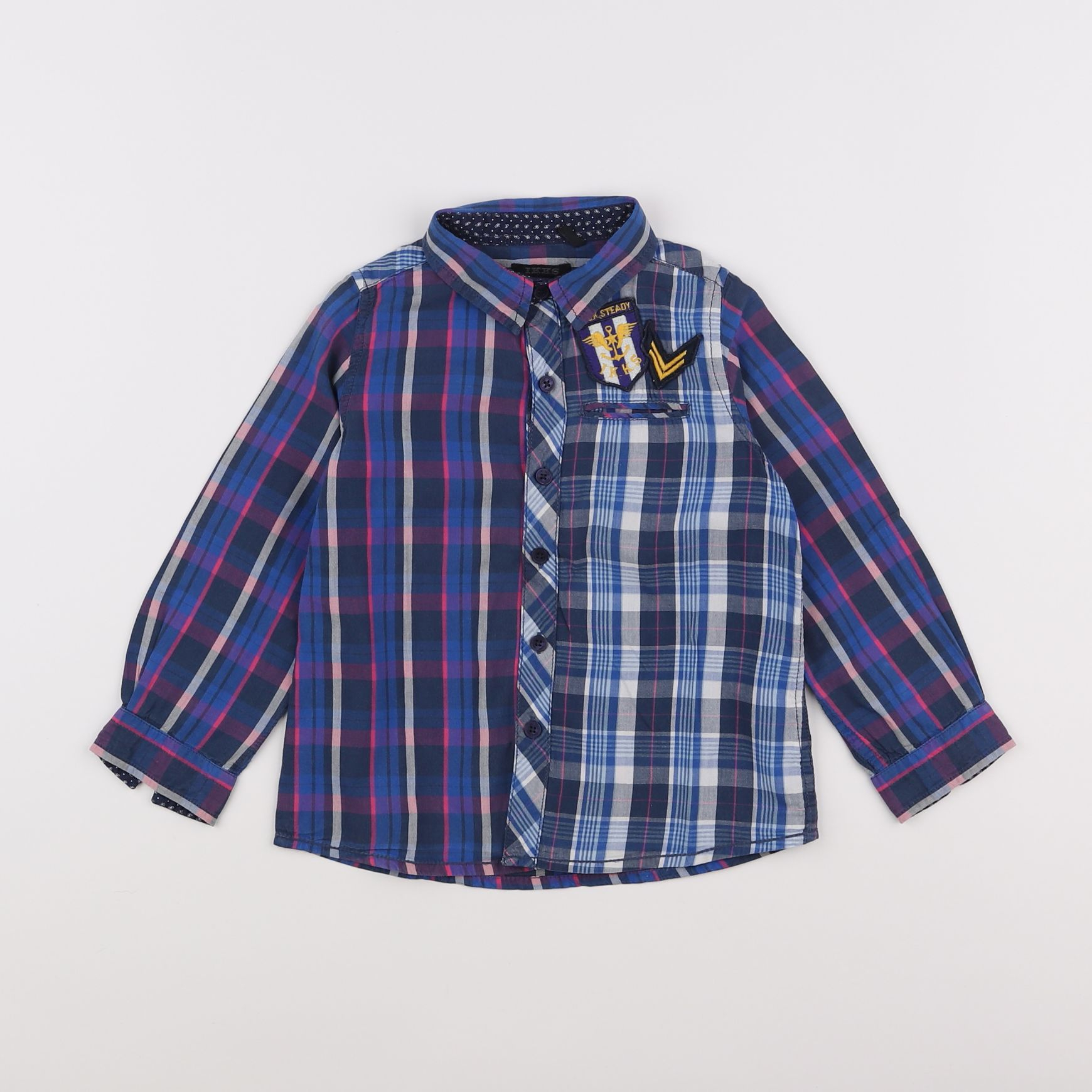 IKKS - chemise bleu - 3 ans