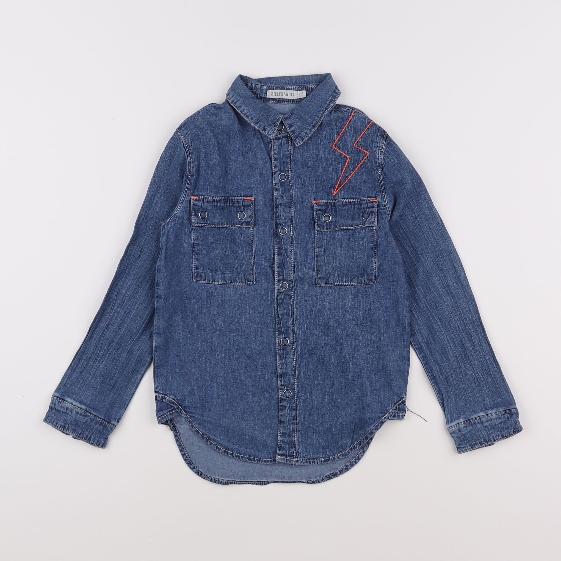 Billy Bandit - chemise bleu - 6 ans