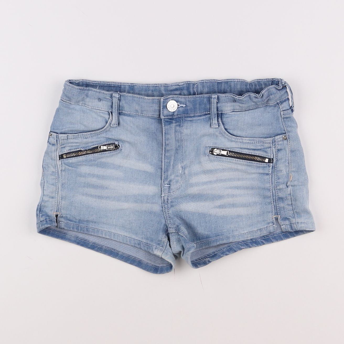 P denim - short bleu - 11/12 ans