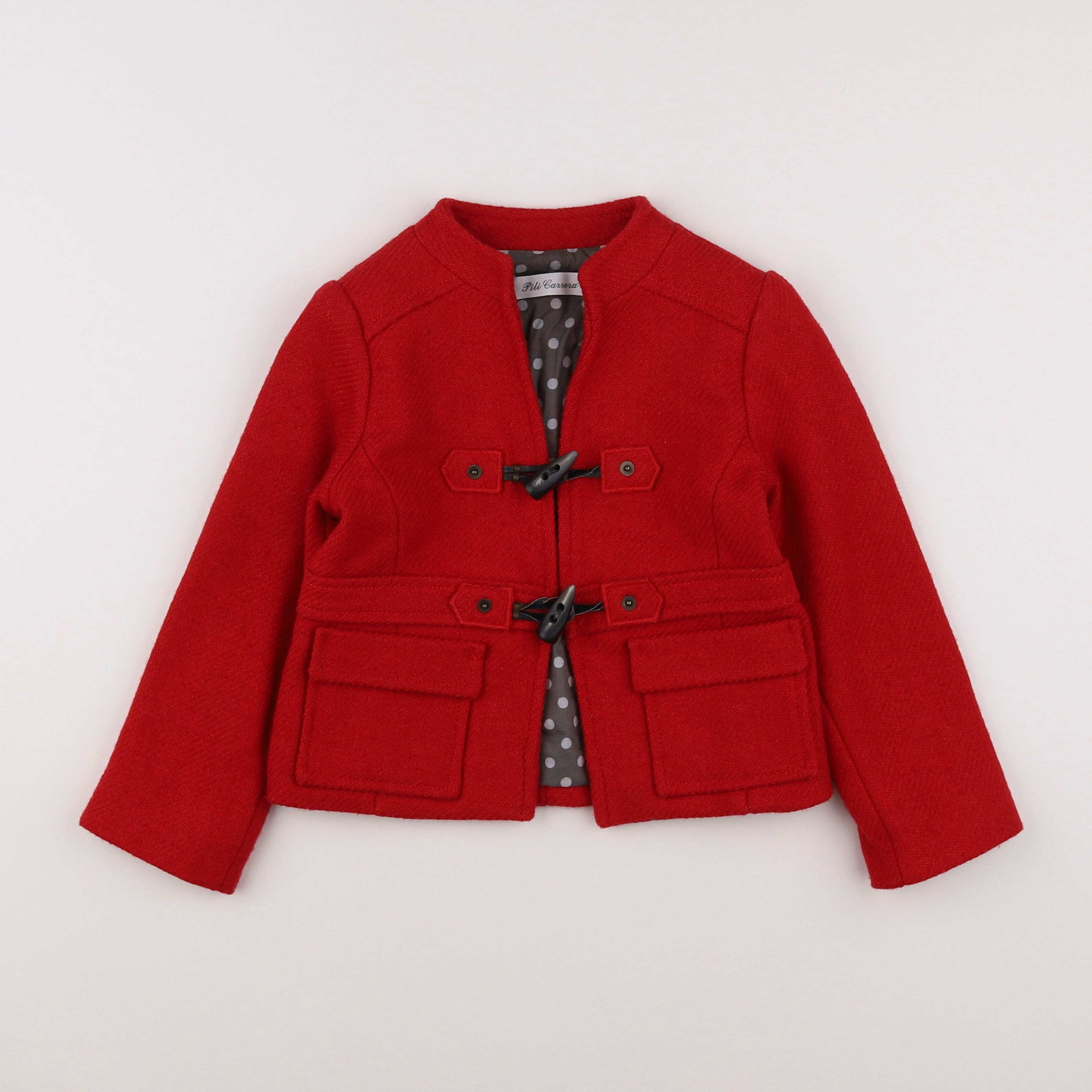 Pili Carrera - veste rouge - 4 ans