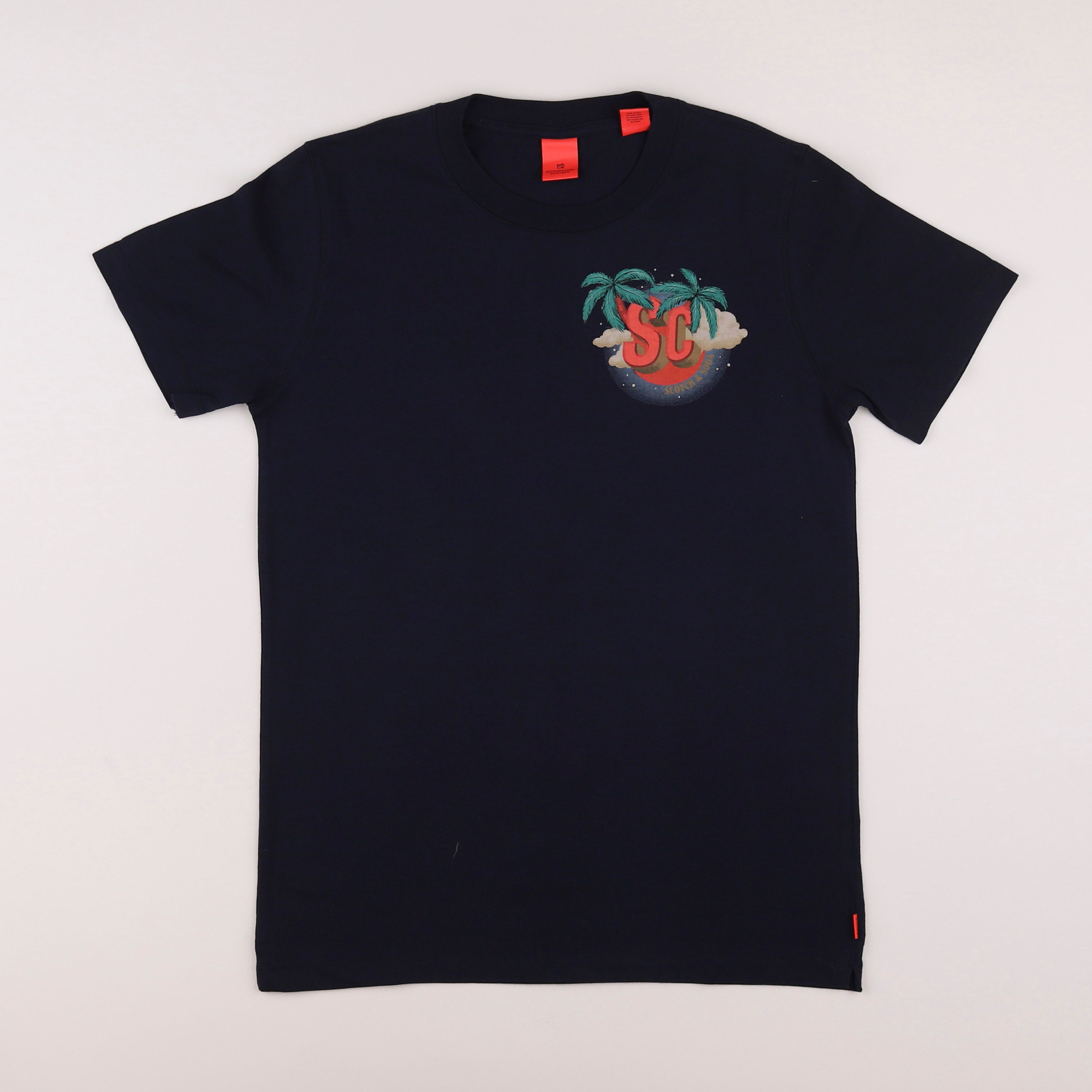 Scotch & Soda - tee-shirt bleu - 12 ans