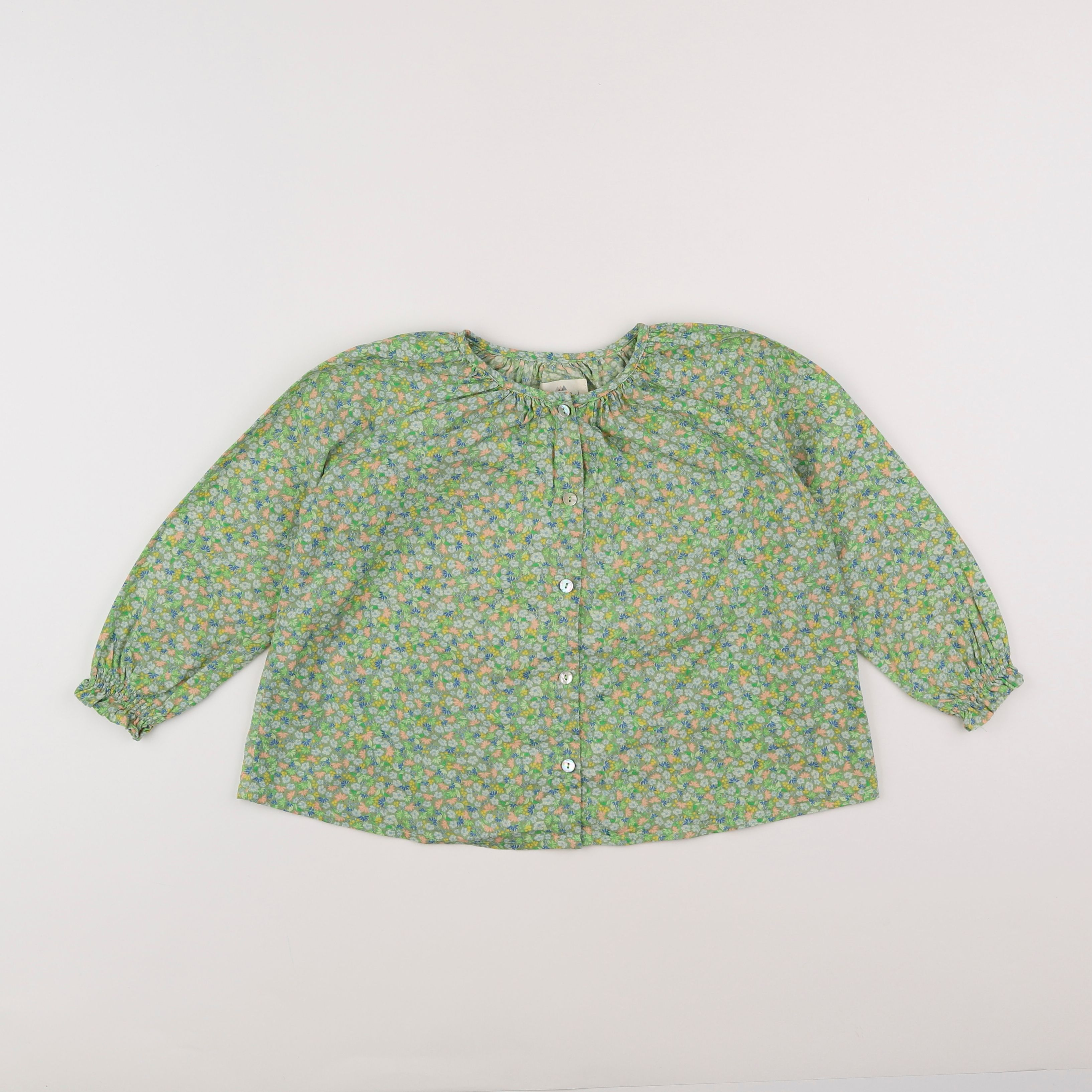 Konges slojd - blouse vert - 4 ans