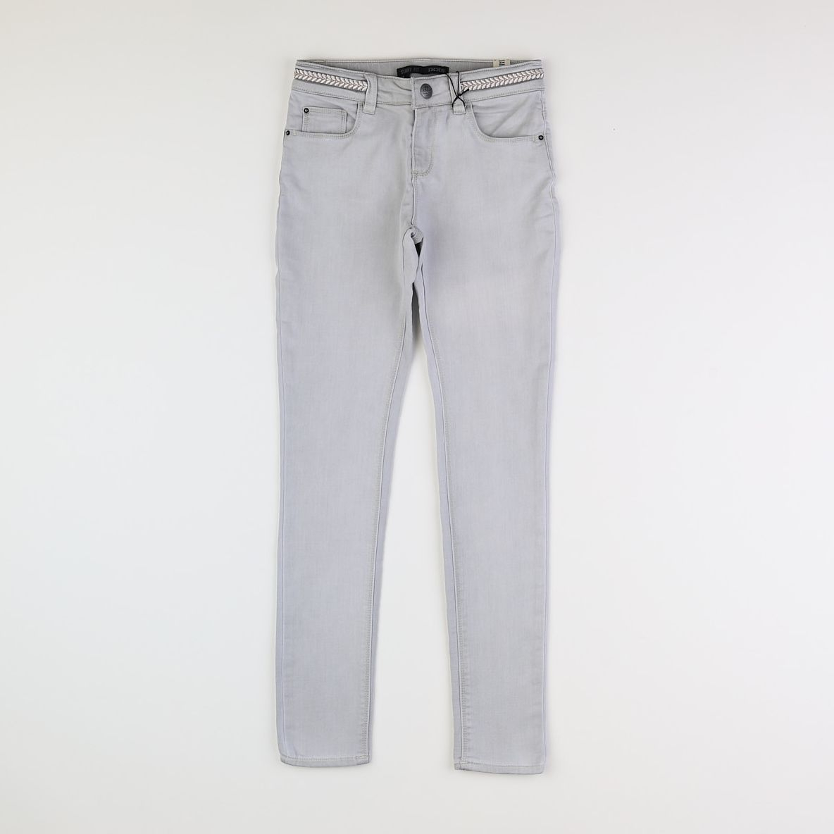 IKKS - jean skinny gris  - 6 ans