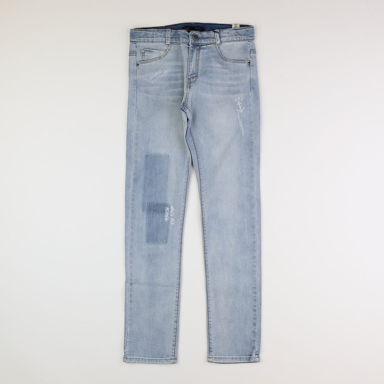 IKKS - jean slim bleu  - 12 ans