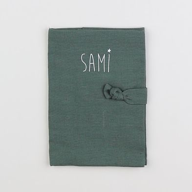 Petit Picotin - "SAMI" protège carnet de santé vert