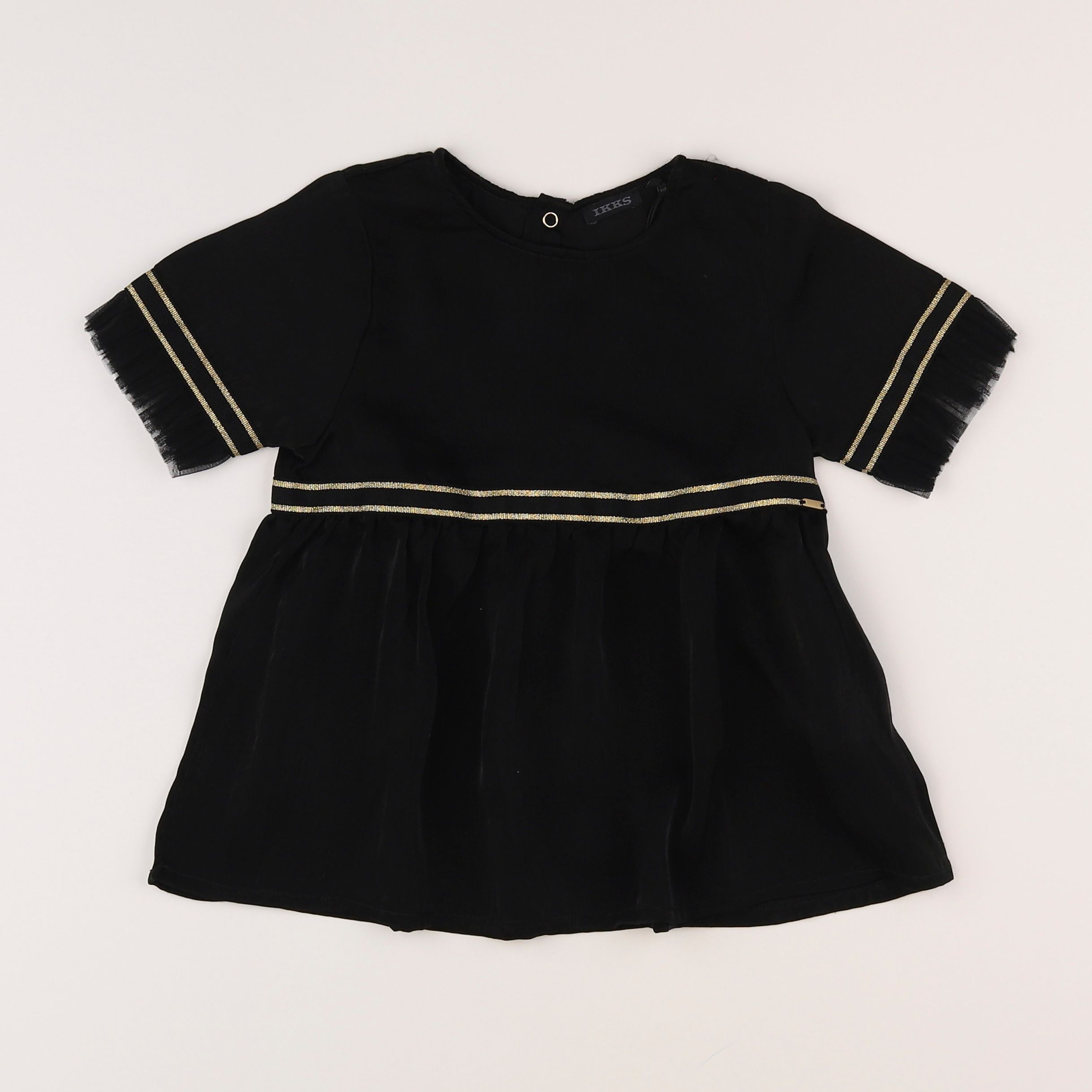 IKKS - blouse noir - 2 ans