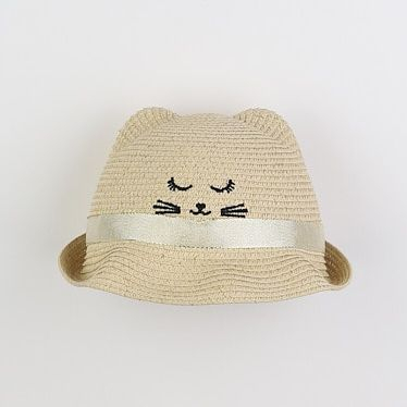 Vertbaudet - chapeau beige - 3/6 mois