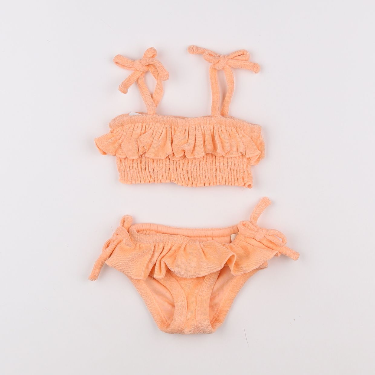 We are kids - maillot de bain éponge orange - 6/12 mois