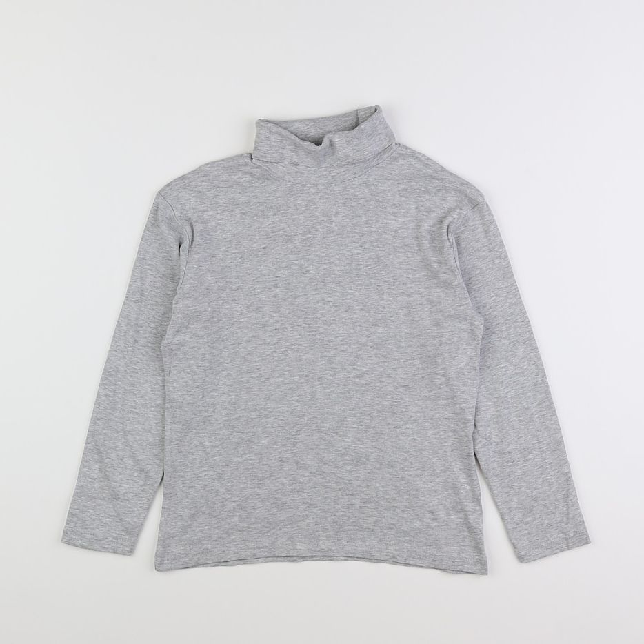 Vertbaudet - sous-pull gris - 10 ans