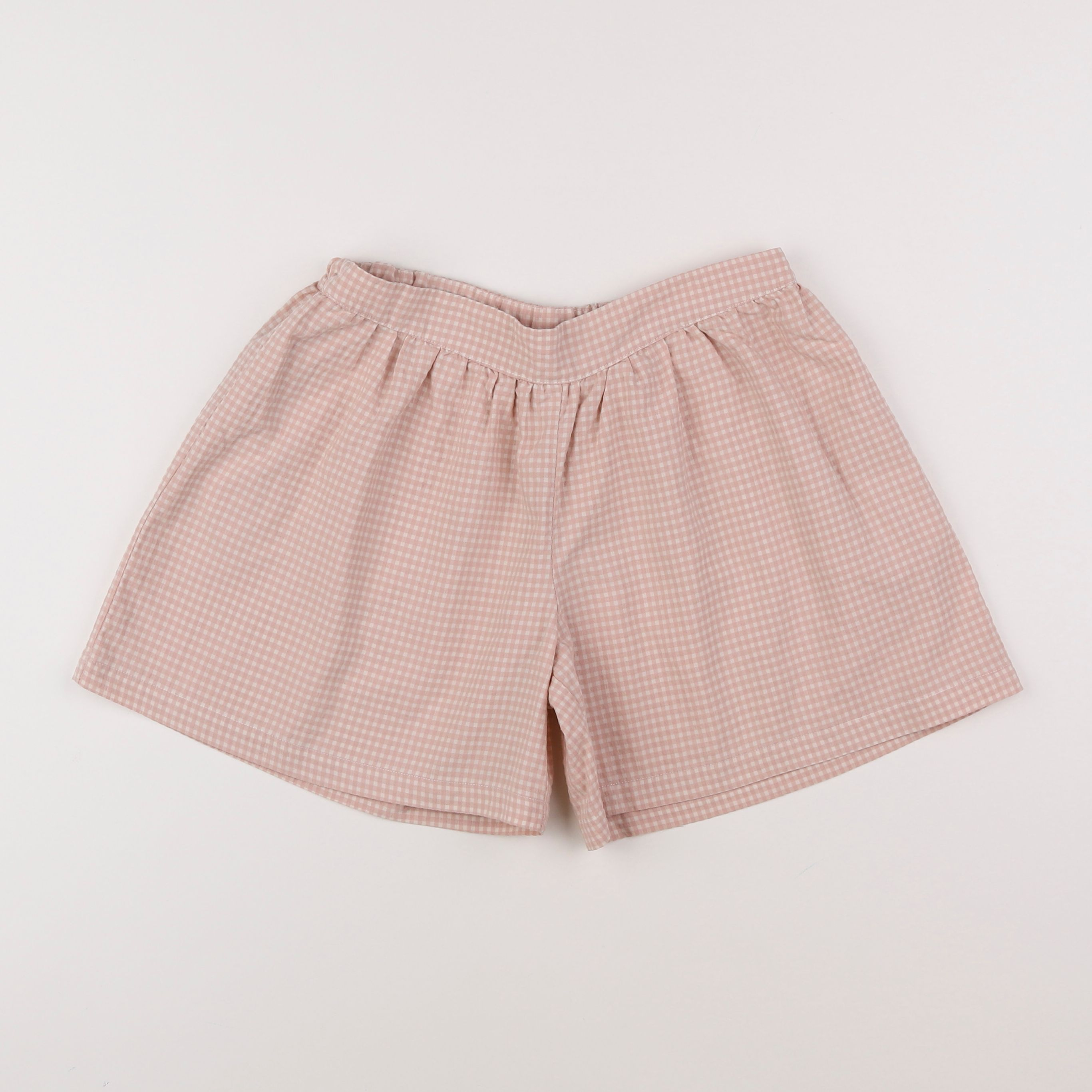 Marie Puce - short blanc, rose - 10 ans