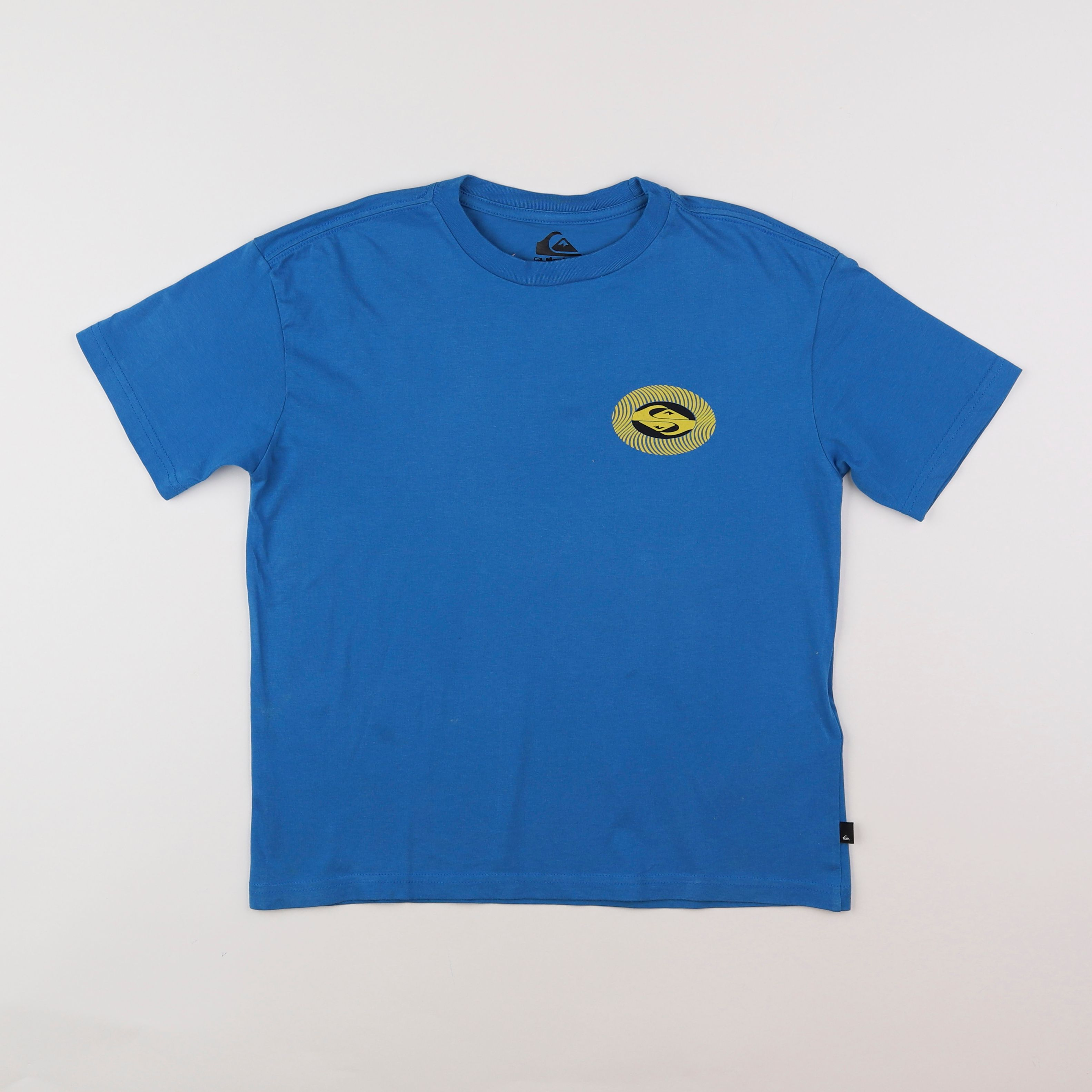 Quiksilver - tee-shirt imprimé au dos bleu - 8 ans