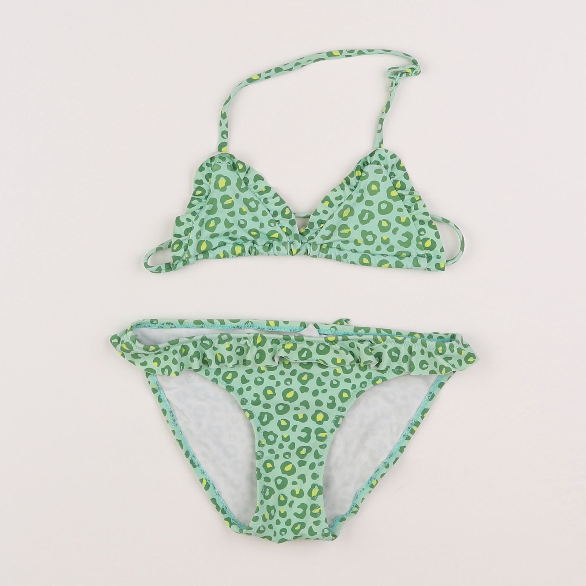 Zara - maillot de bain vert - 8/9 ans