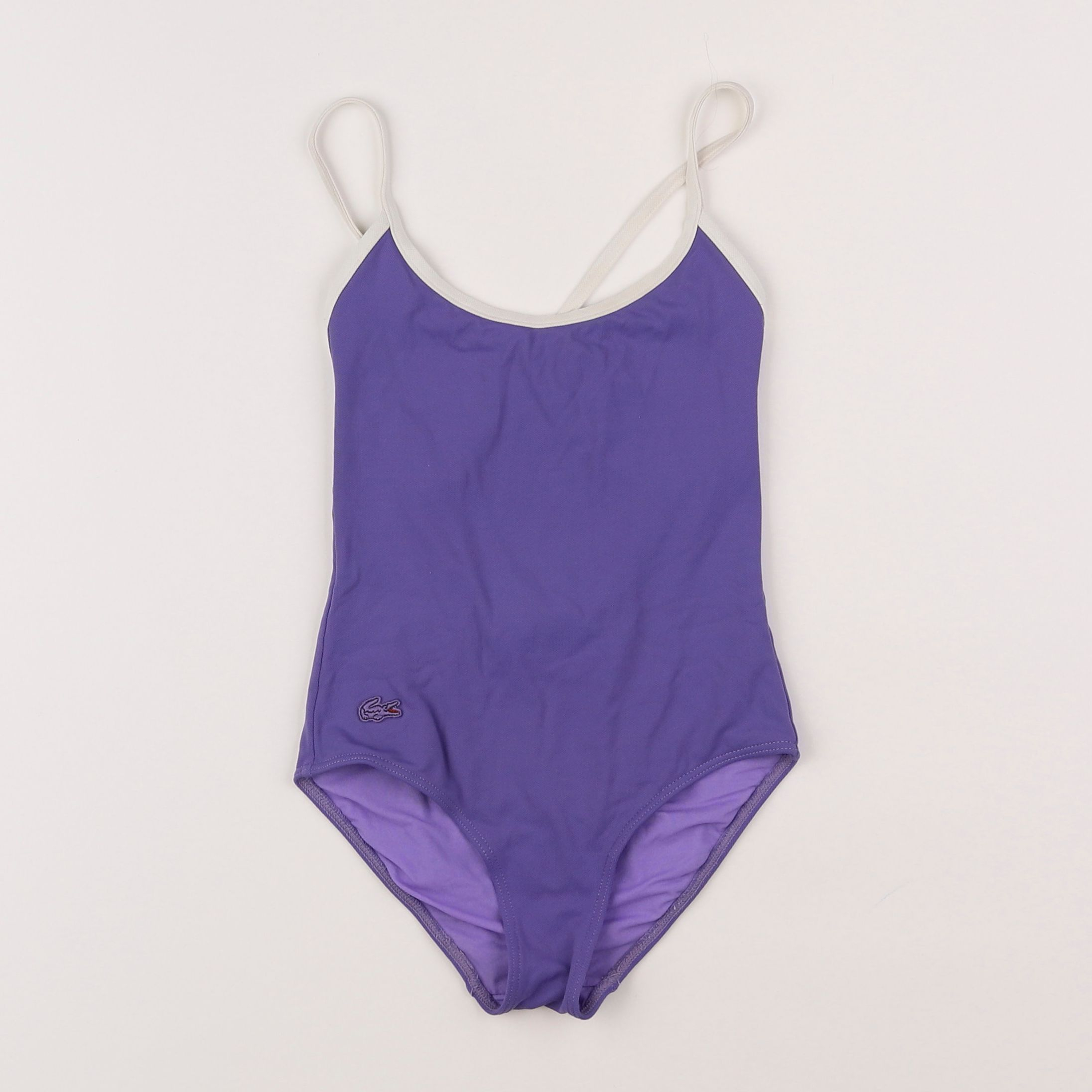 Lacoste - maillot de bain violet - 6 ans