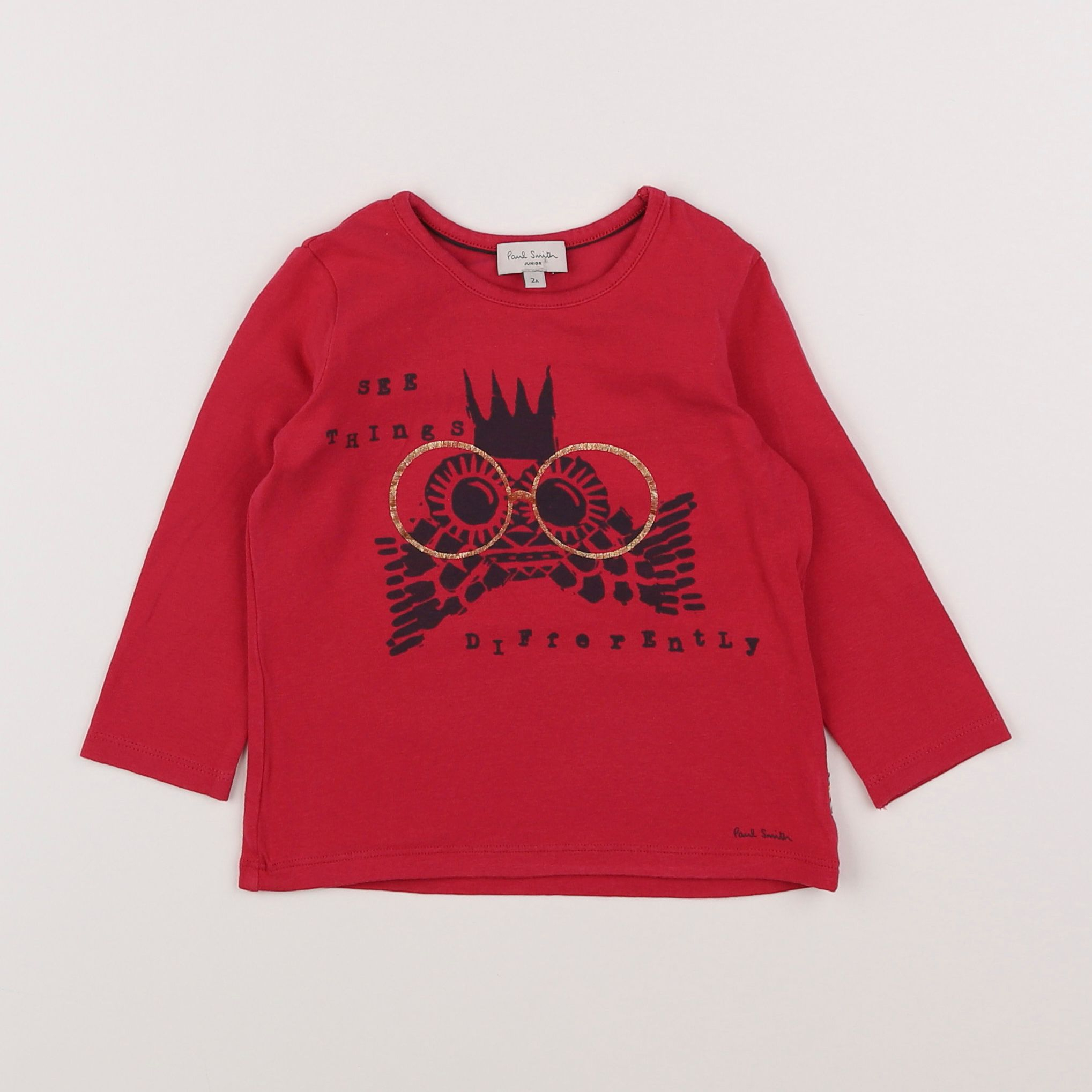 Paul Smith - tee-shirt rose - 2 ans