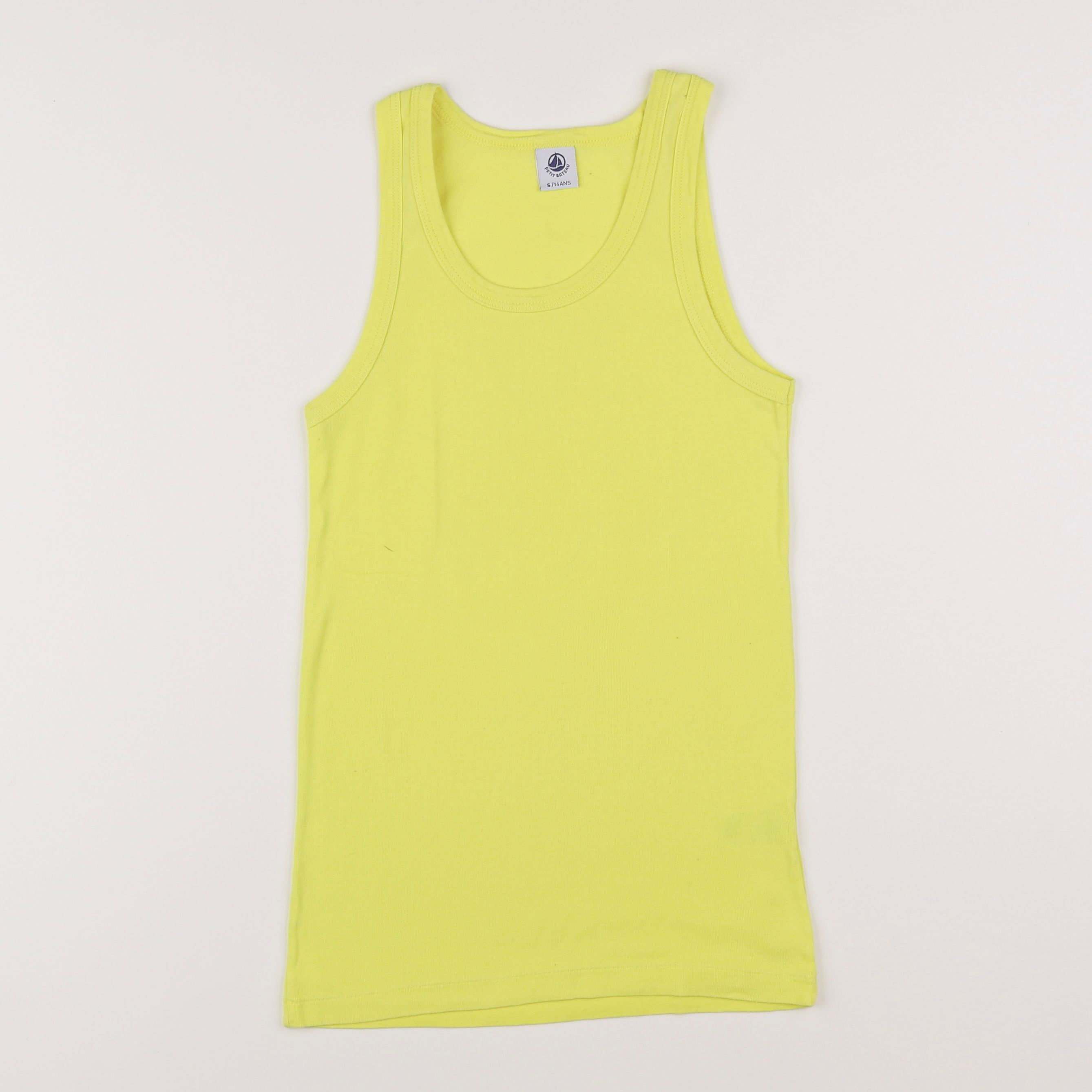 Petit Bateau - maillot de corps jaune - 14 ans