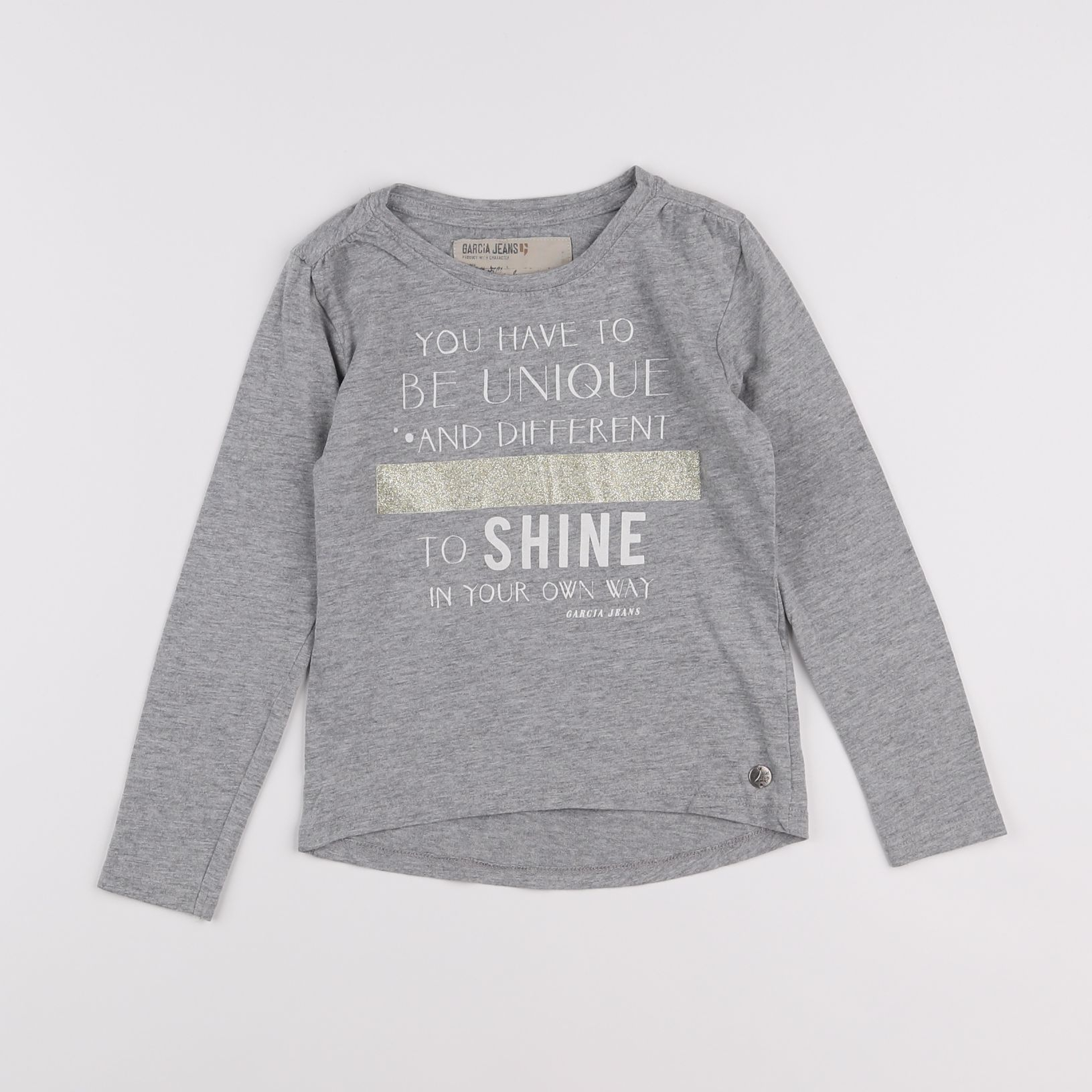 Garcia - tee-shirt gris - 4 ans