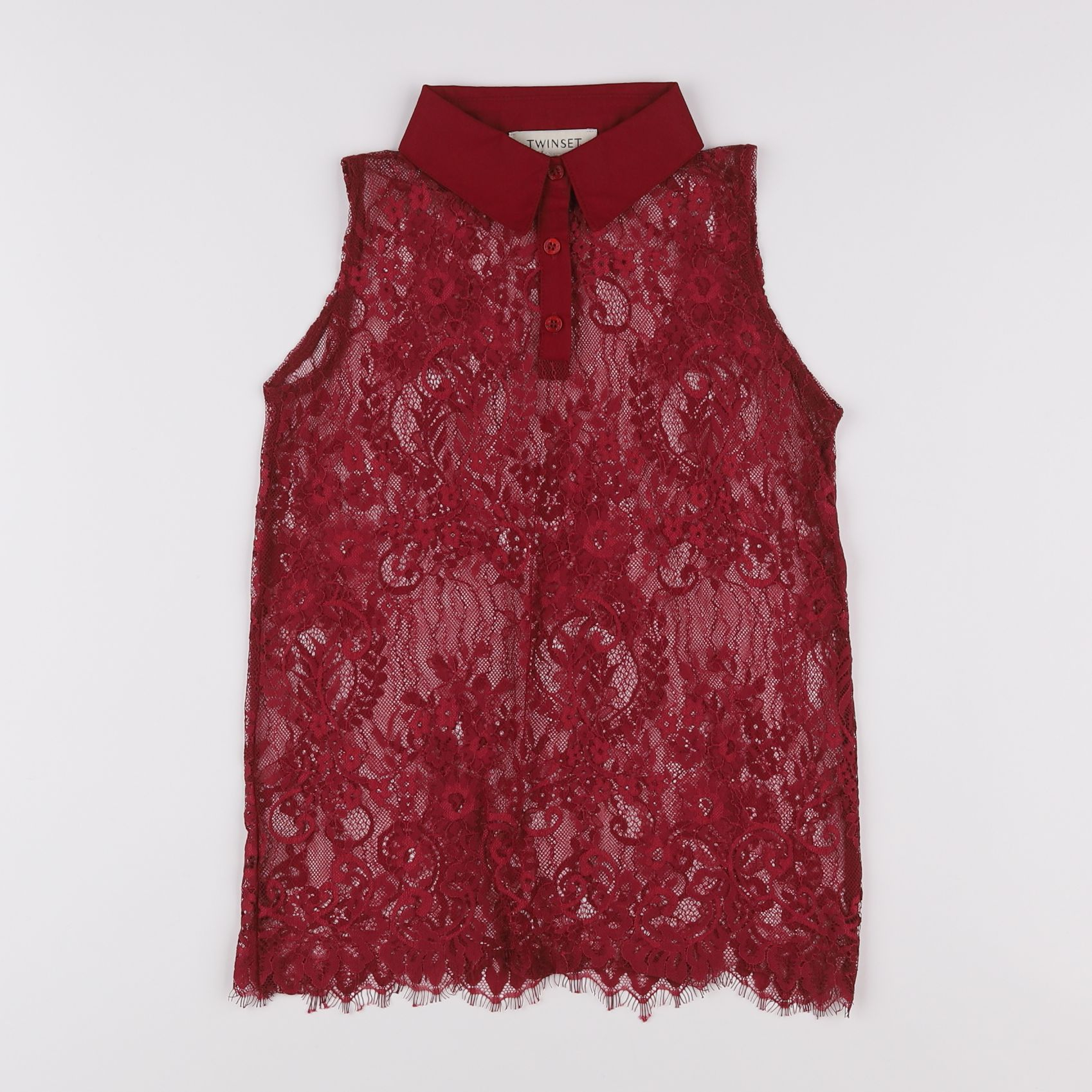 Twinset - blouse rouge - 8 ans