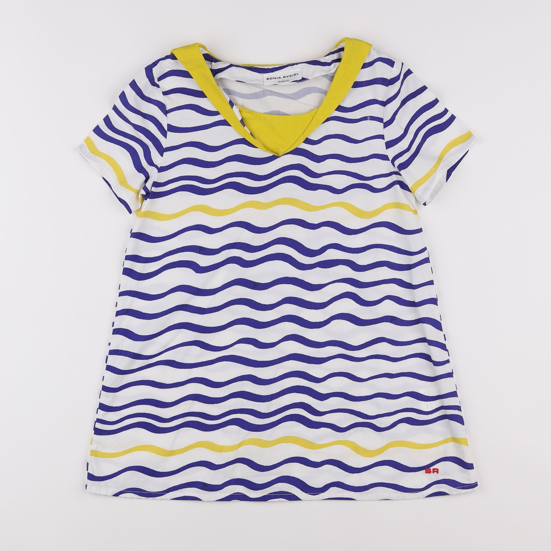 Sonia Rykiel - robe bleu, jaune - 6 ans