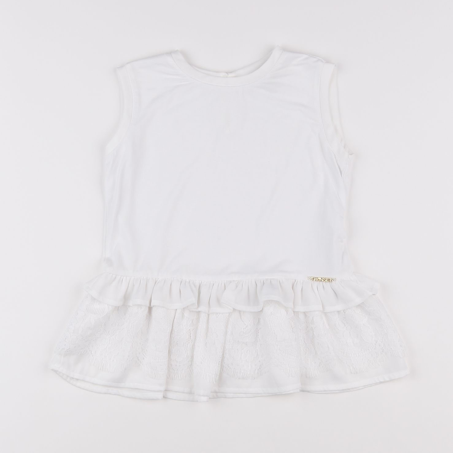 Twinset - tee-shirt blanc - 6 ans