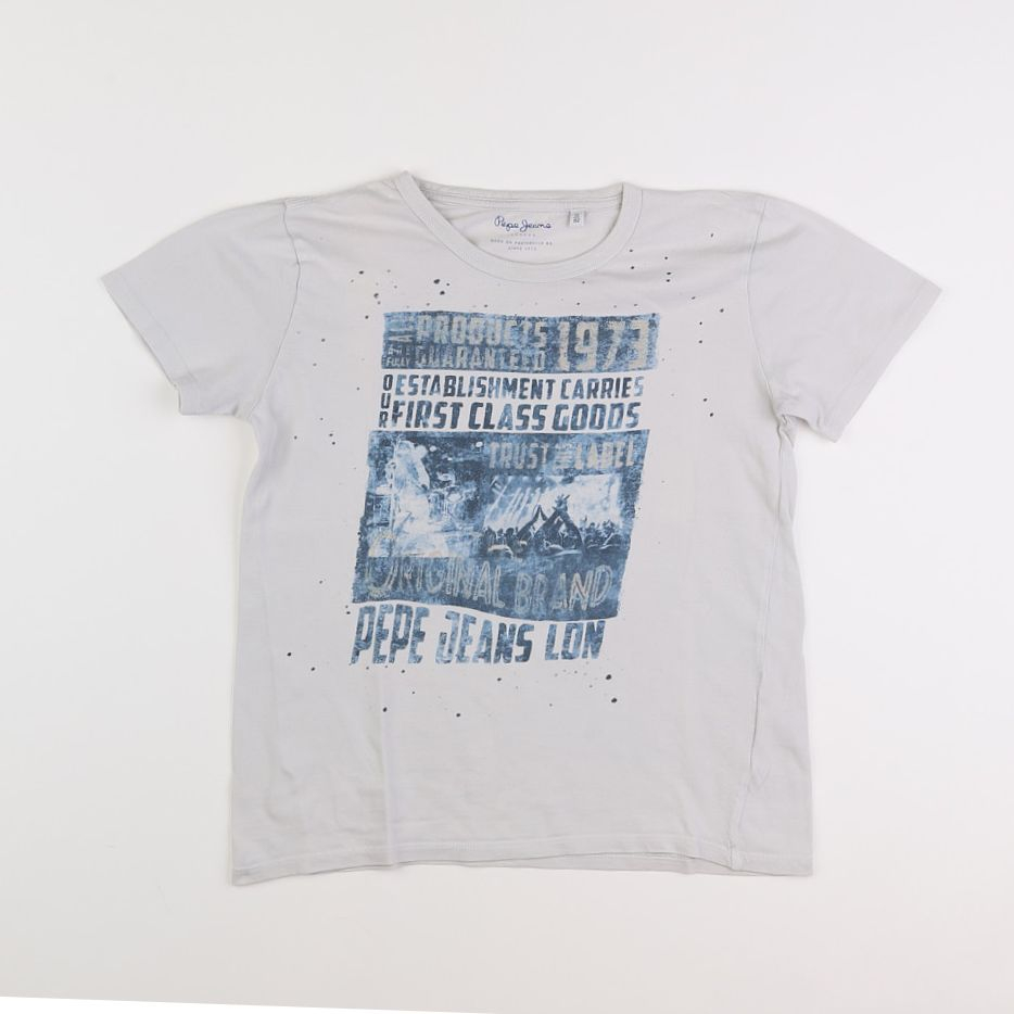 Pepe Jeans - tee-shirt gris - 12 ans