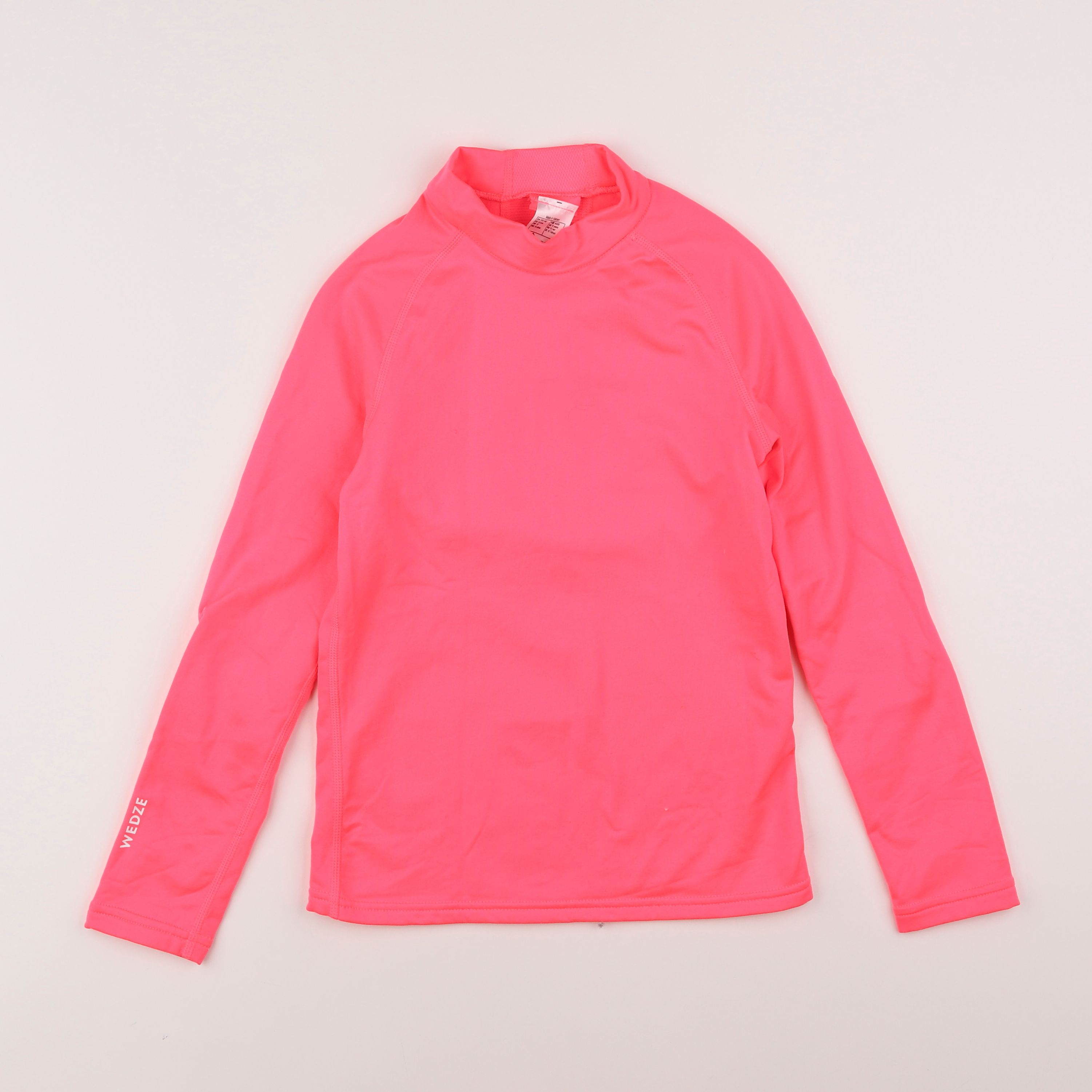 Decathlon ski - tee-shirt rose fluo - 11 ans