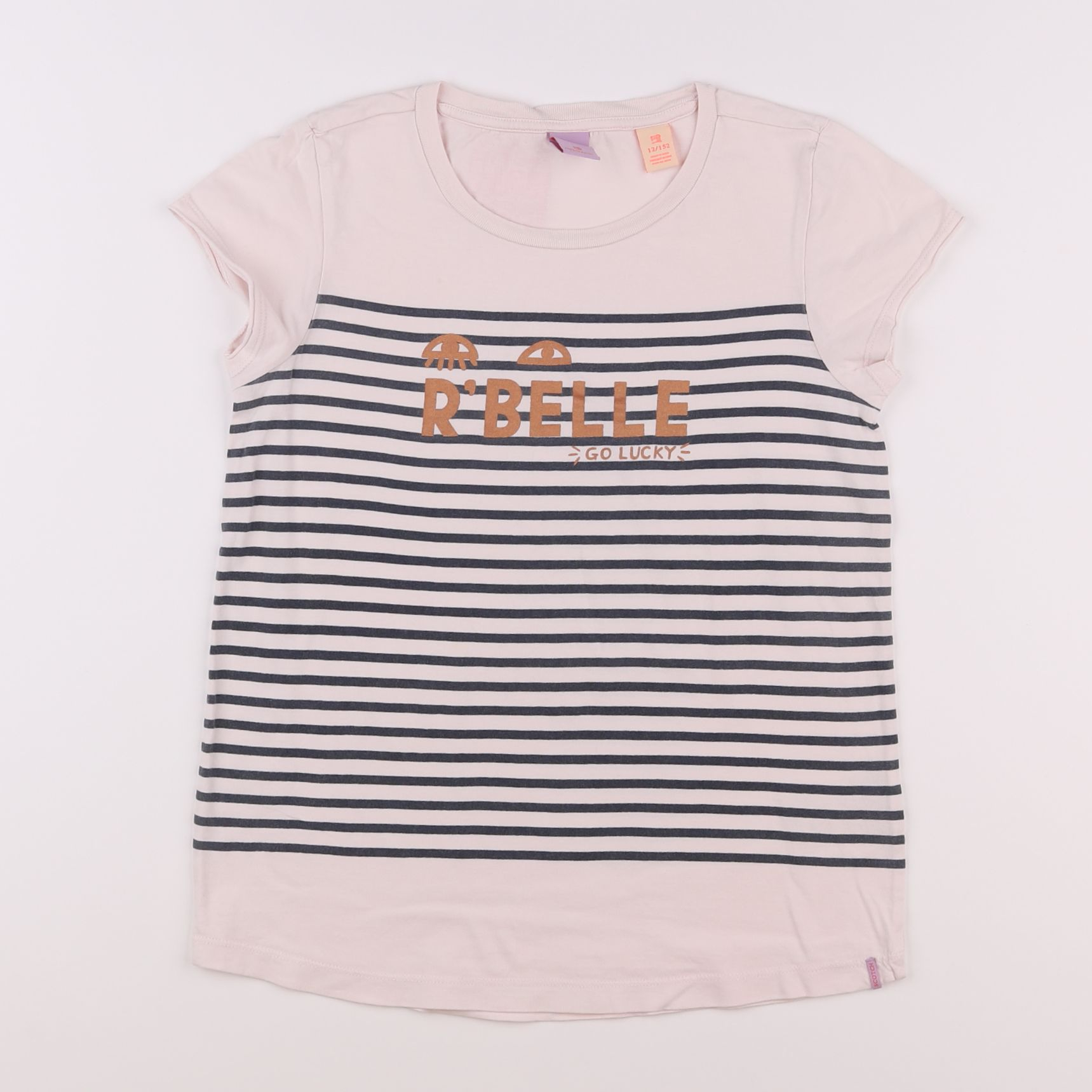 Scotch & Soda - tee-shirt rose - 12 ans