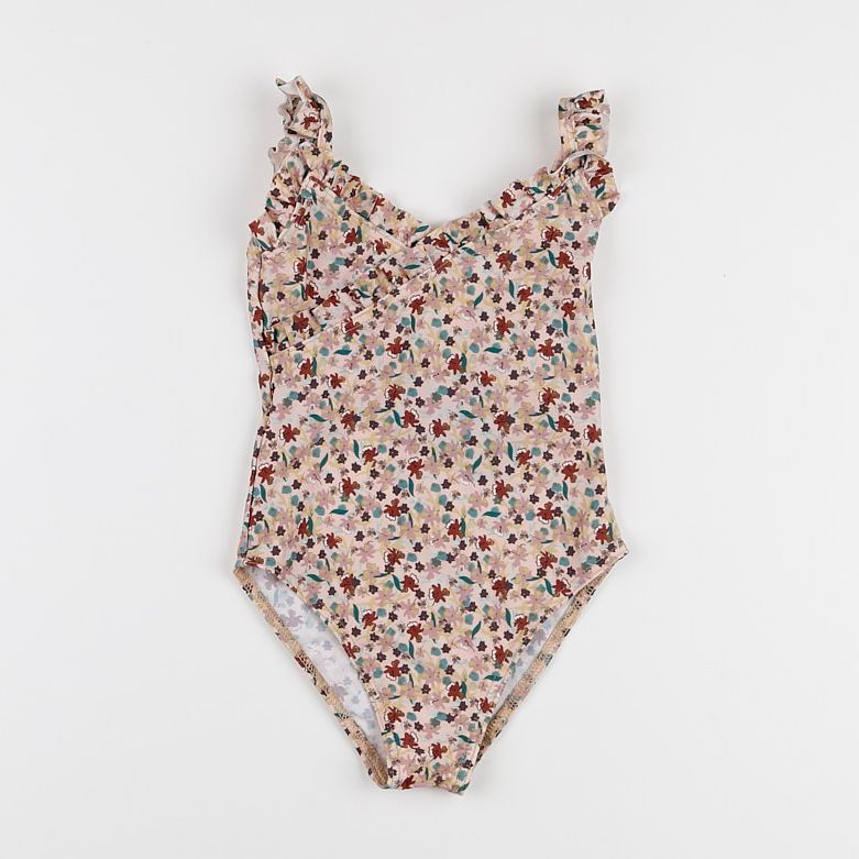 Frangin Frangine - maillot de bain fleurs nude - 10 ans