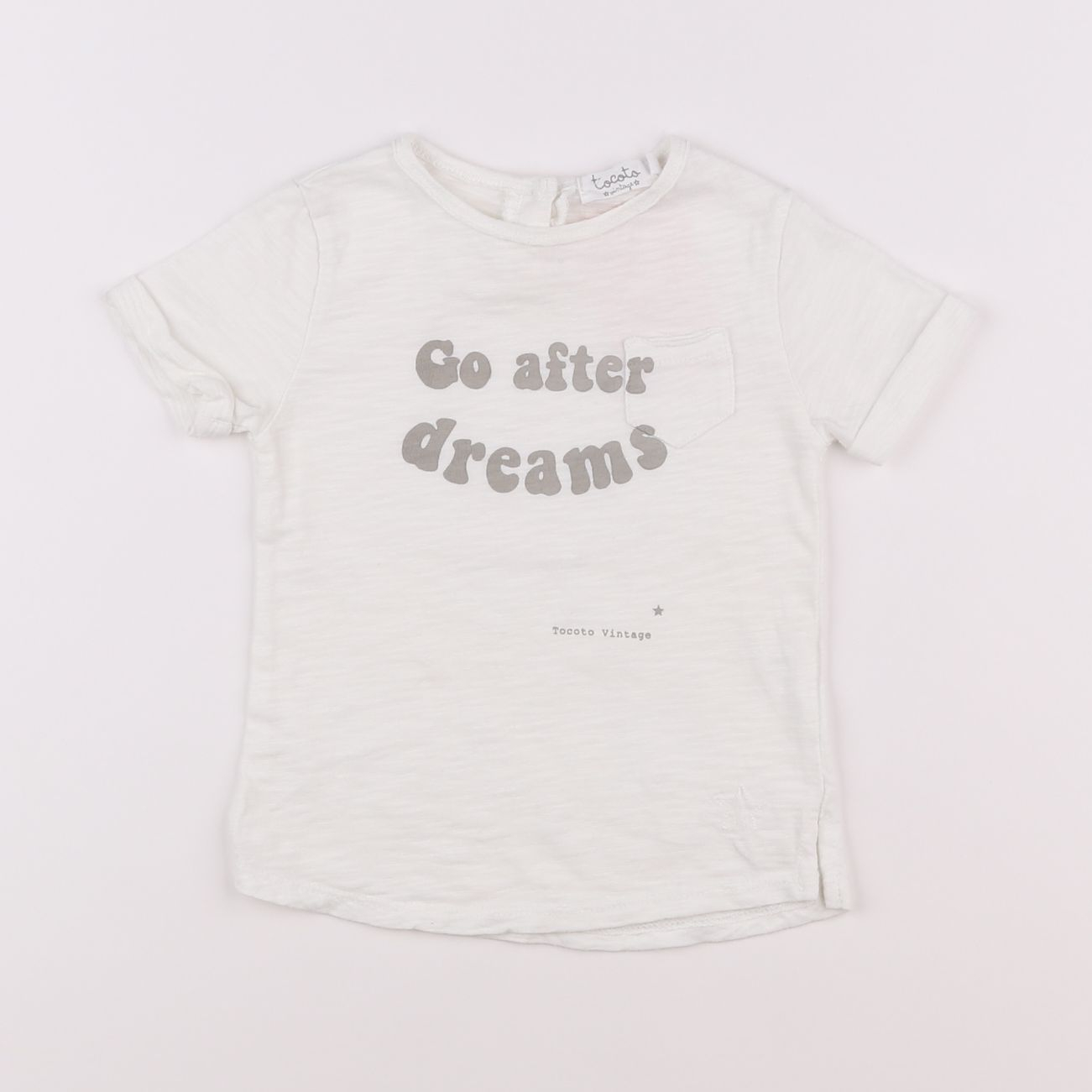 Tocoto vintage - tee-shirt blanc - 9 mois