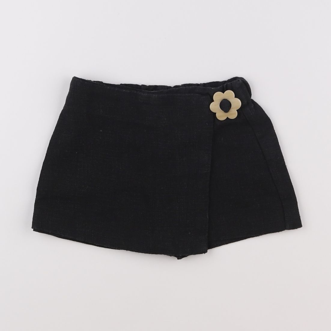 Zara - short noir - 12/18 mois