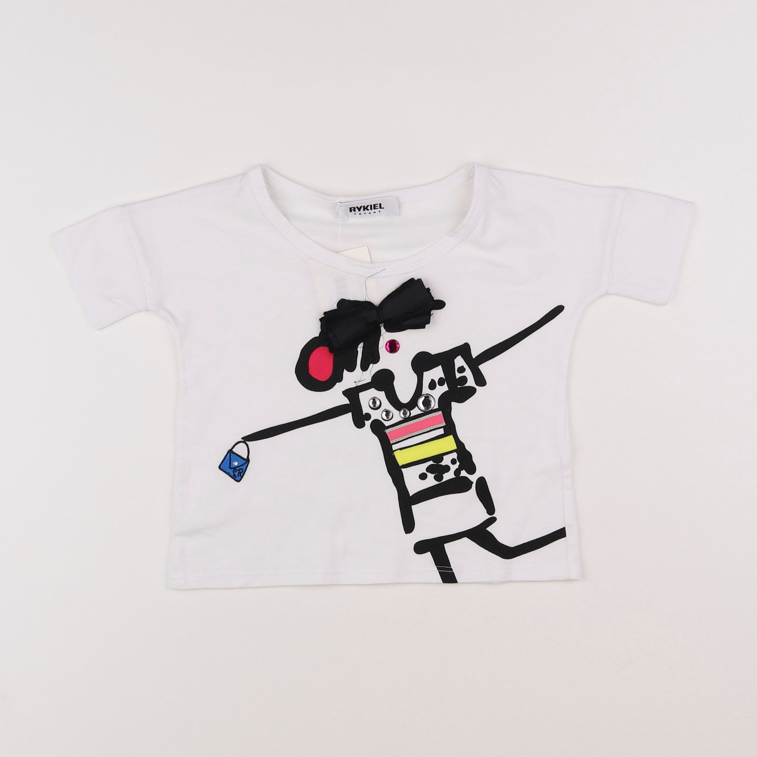 Sonia Rykiel - tee-shirt blanc - 4 ans