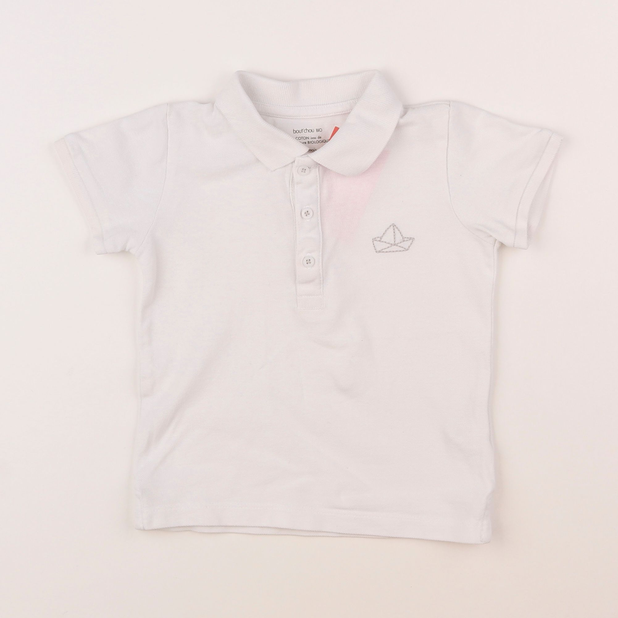 Boutchou - polo blanc - 3 ans