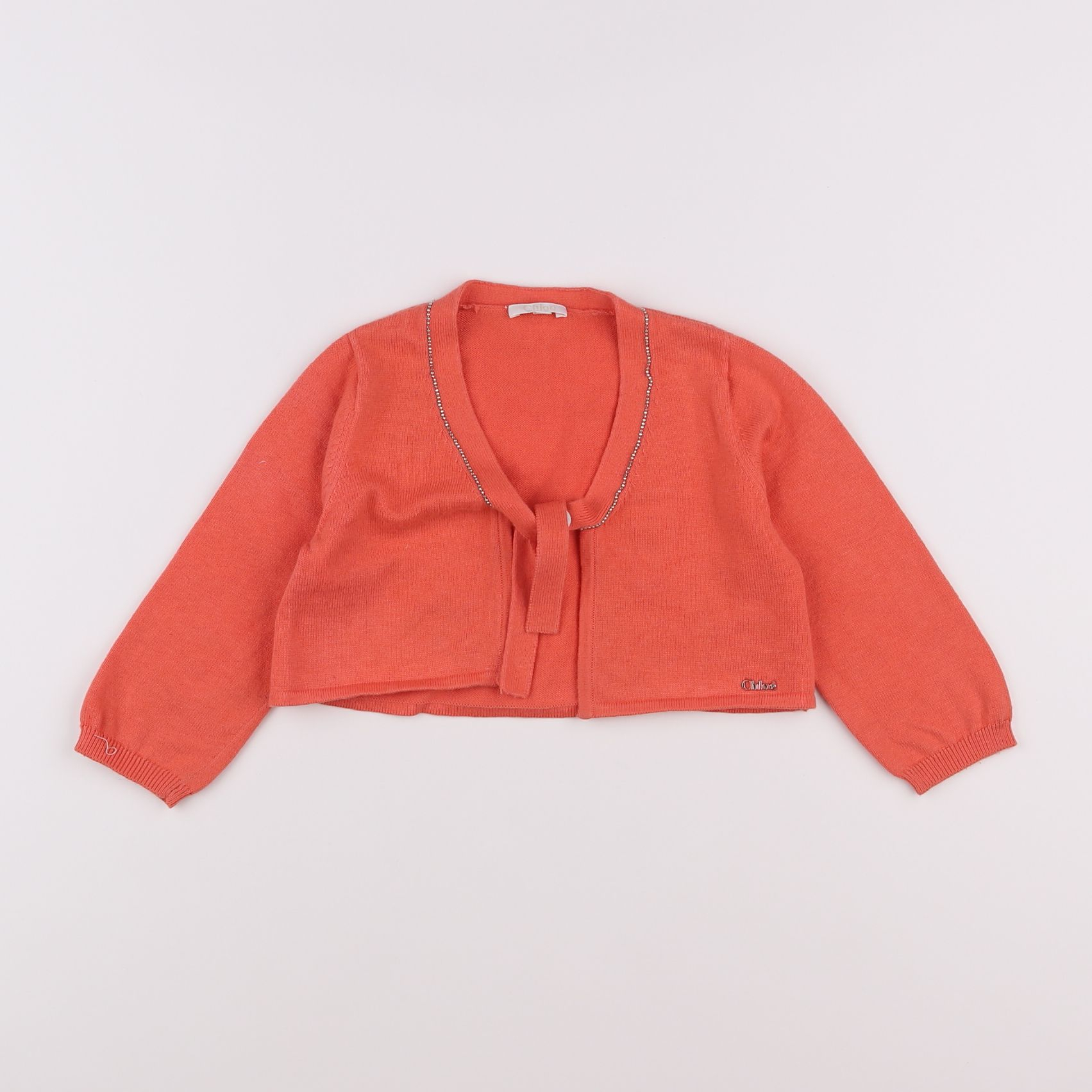 Chloé - gilet orange - 3 ans