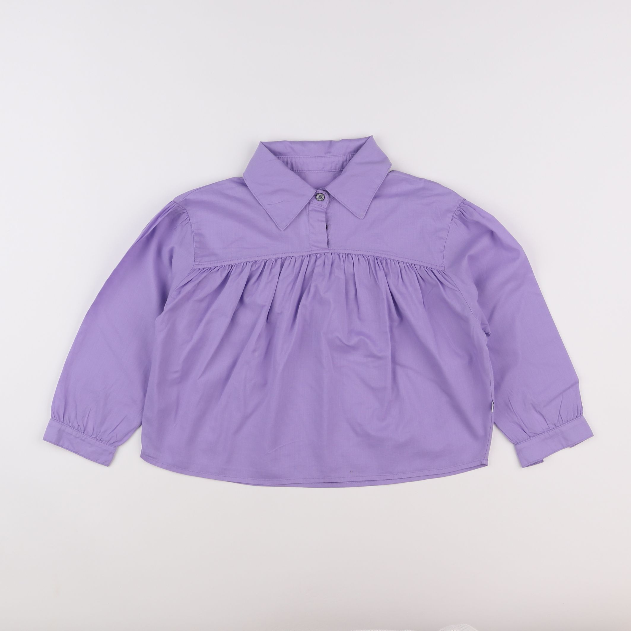 Repose AMS - blouse violet - 6 ans