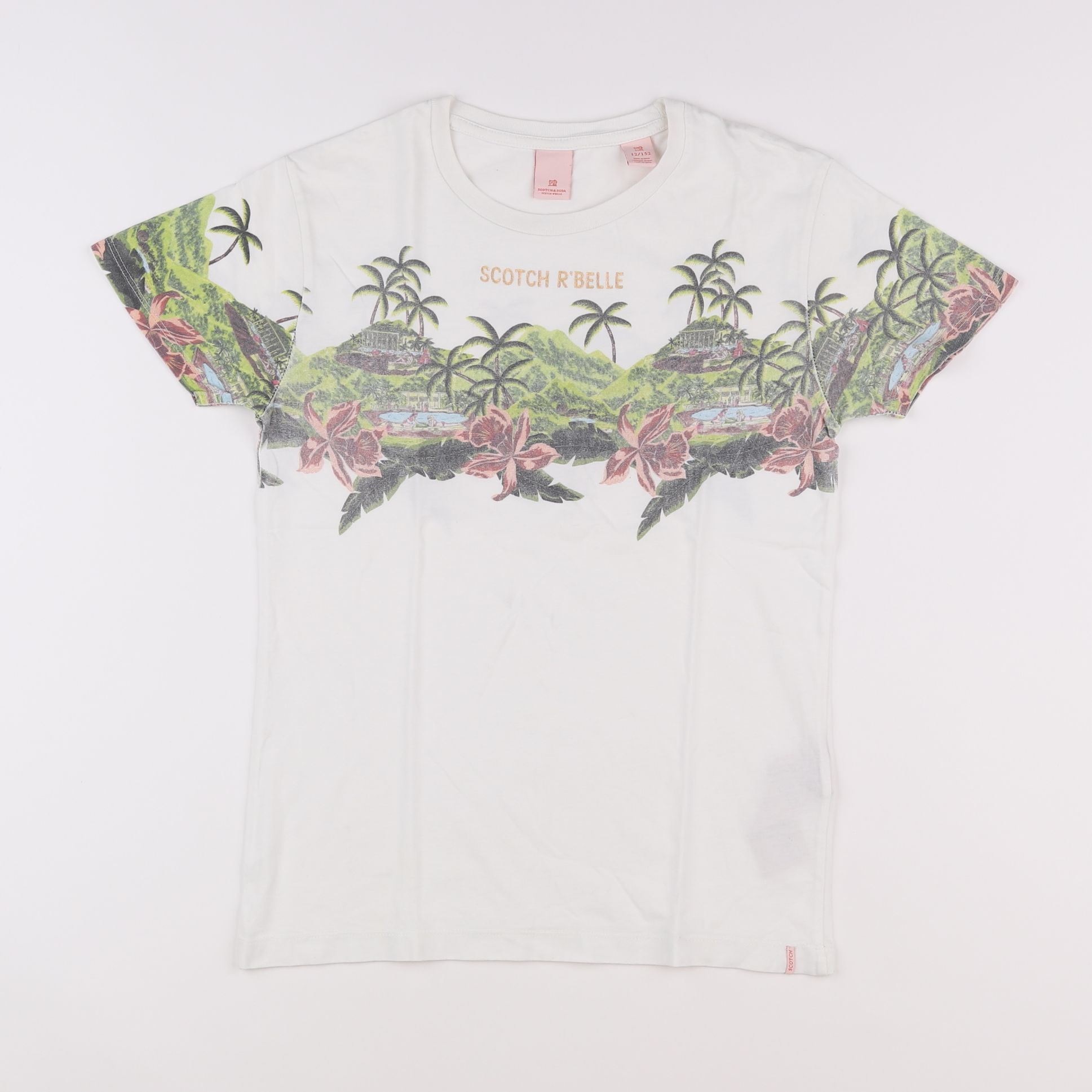 Scotch & Soda - tee-shirt blanc - 12 ans