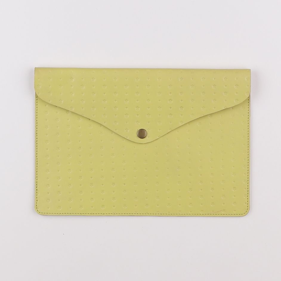 Bonton - pochette jaune - 28x19cm