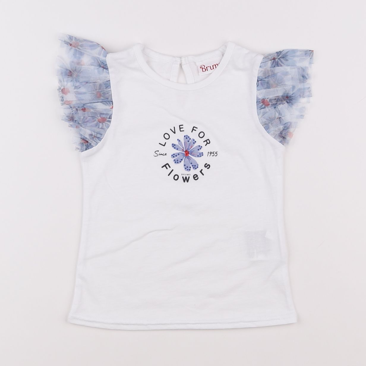 Brums - tee-shirt blanc - 2 ans