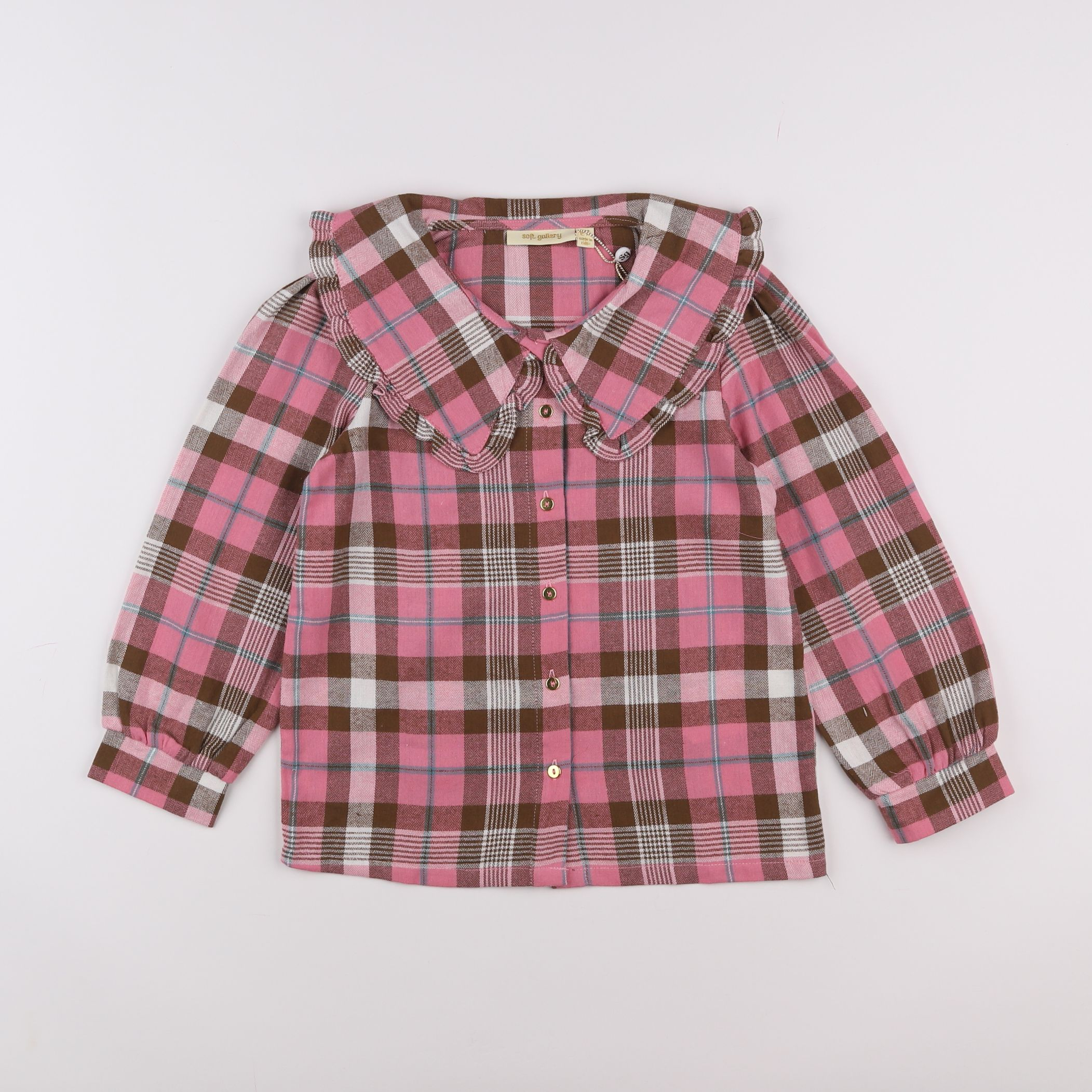 Soft Gallery - blouse rose - 8 ans