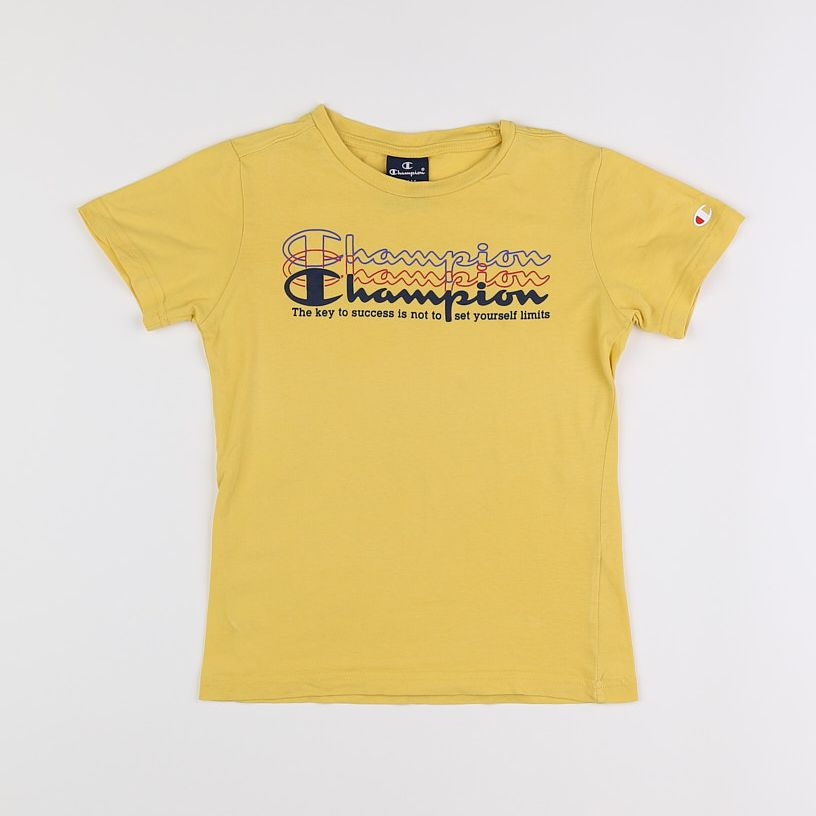 Champion  - tee-shirt jaune - 7/8 ans